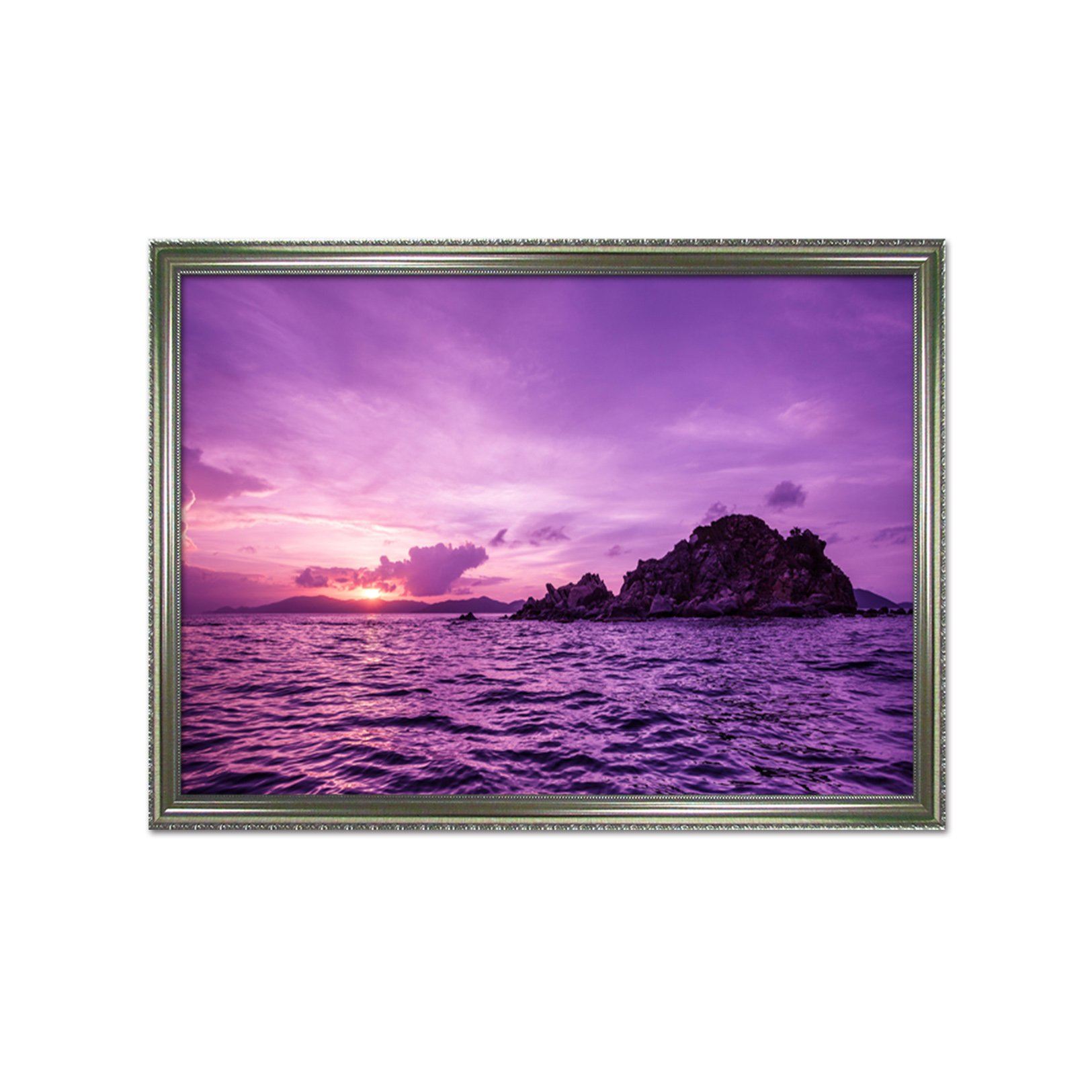 3D Far Island 043 Fake Framed Print Painting Wallpaper AJ Creativity Home