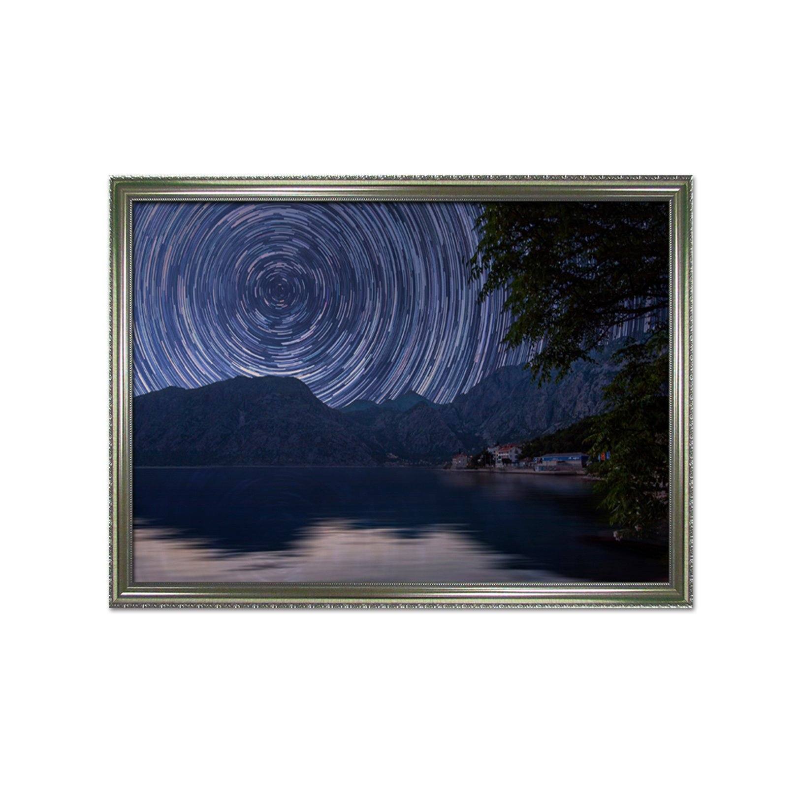 3D Star Vortex 036 Fake Framed Print Painting Wallpaper AJ Creativity Home