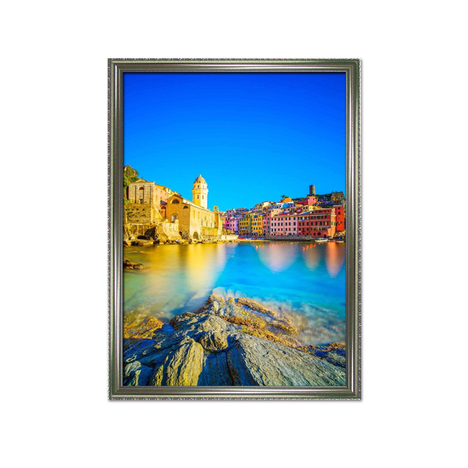 3D Sea View Roomr 004 Fake Framed Print Painting Wallpaper AJ Creativity Home