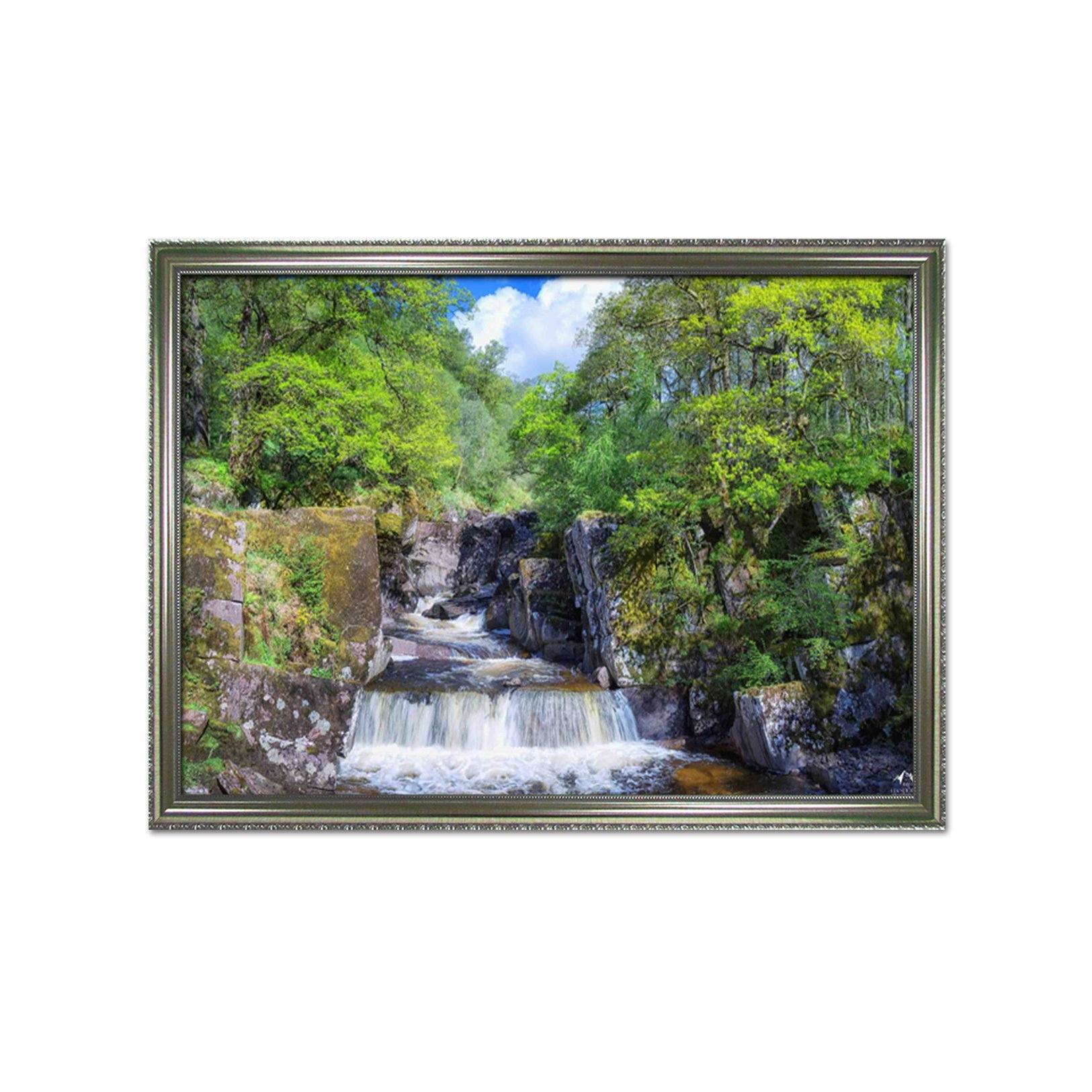3D Stream Forest 023 Fake Framed Print Painting Wallpaper AJ Creativity Home