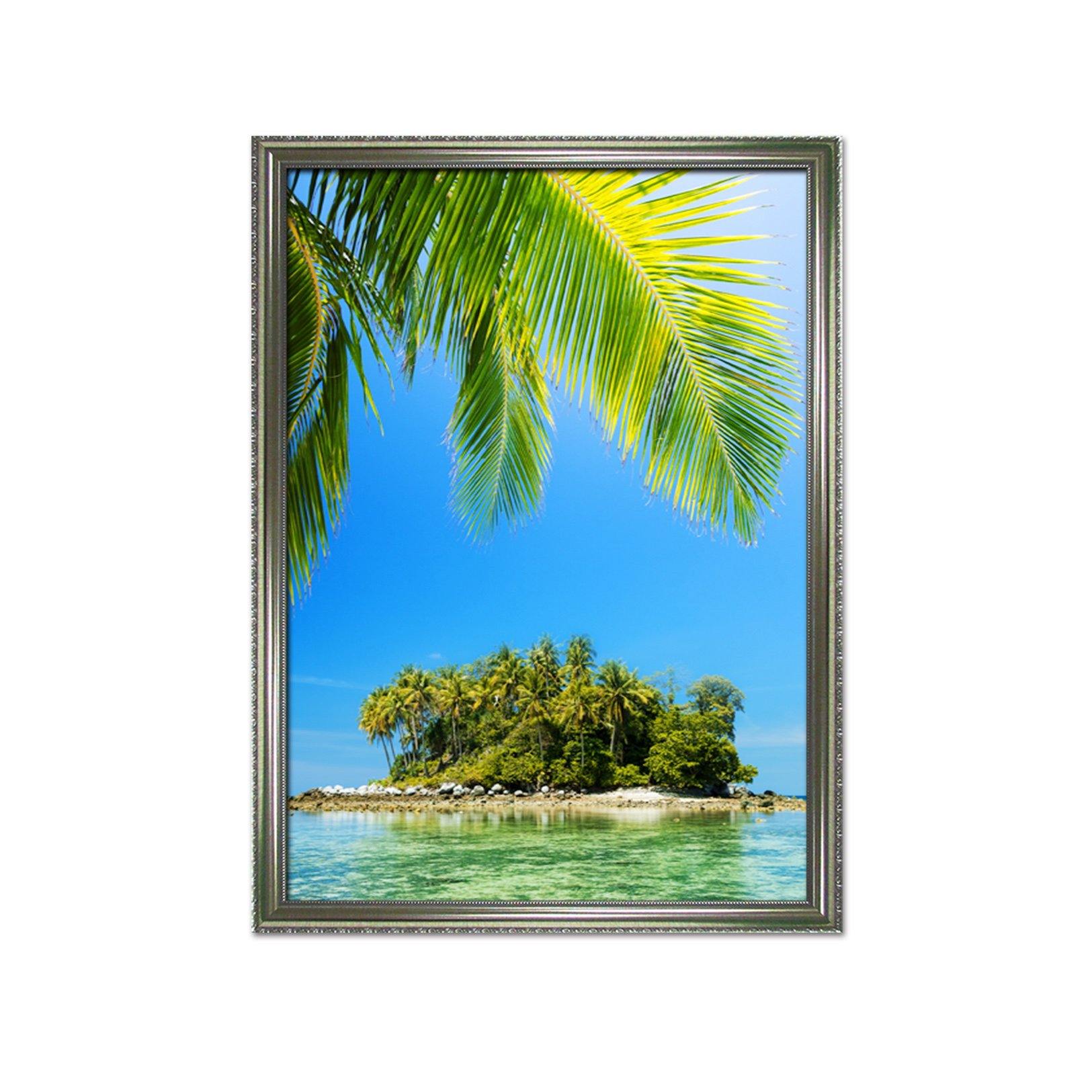 3D Small Island 143 Fake Framed Print Painting Wallpaper AJ Creativity Home