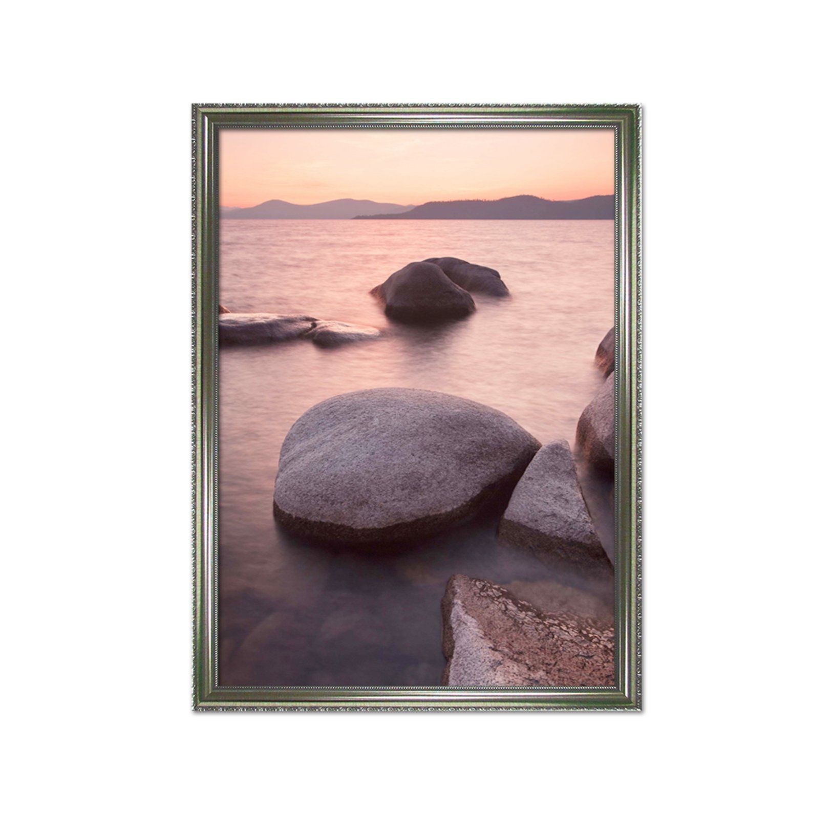 3D Quiet Stone 023 Fake Framed Print Painting Wallpaper AJ Creativity Home