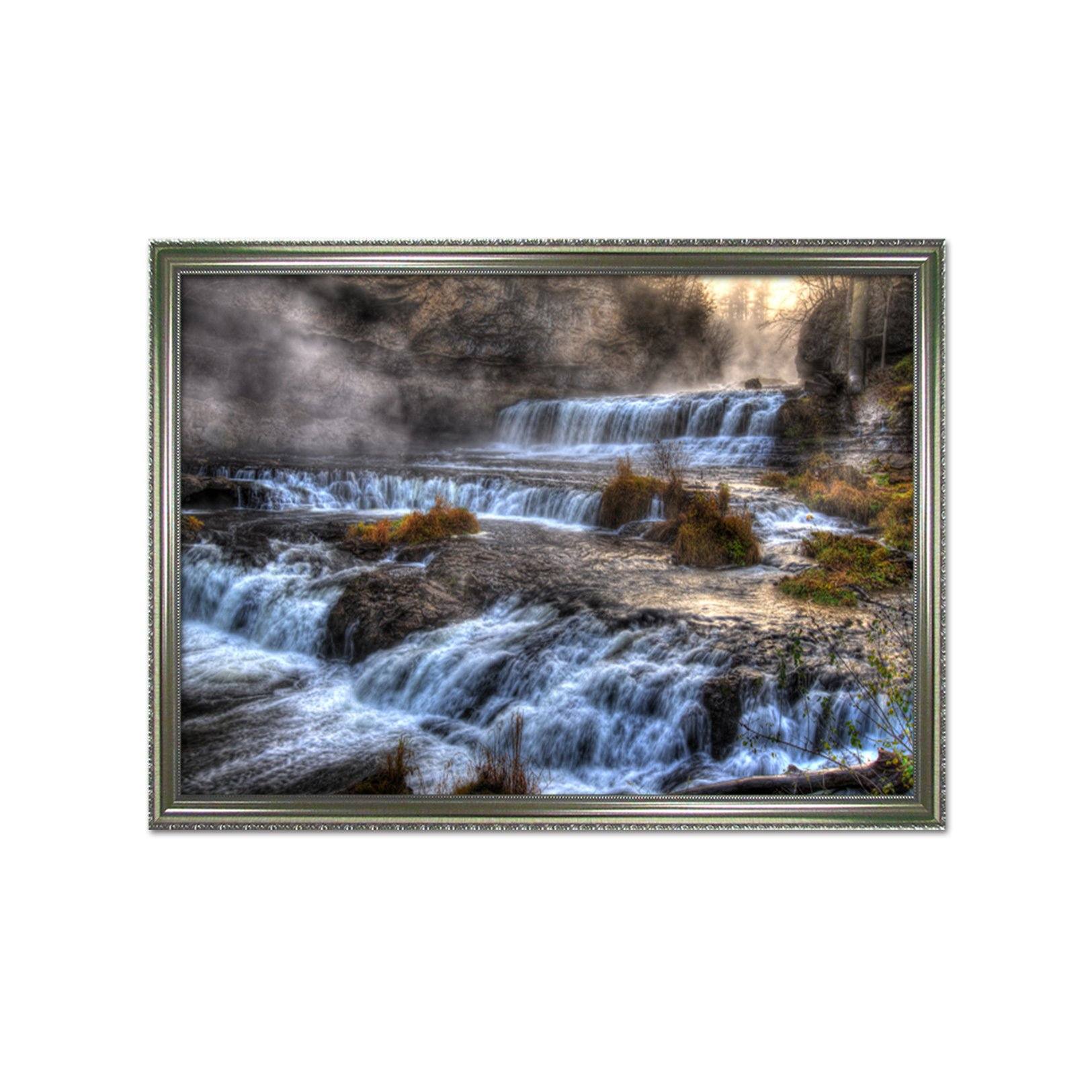 3D Small River 175 Fake Framed Print Painting Wallpaper AJ Creativity Home