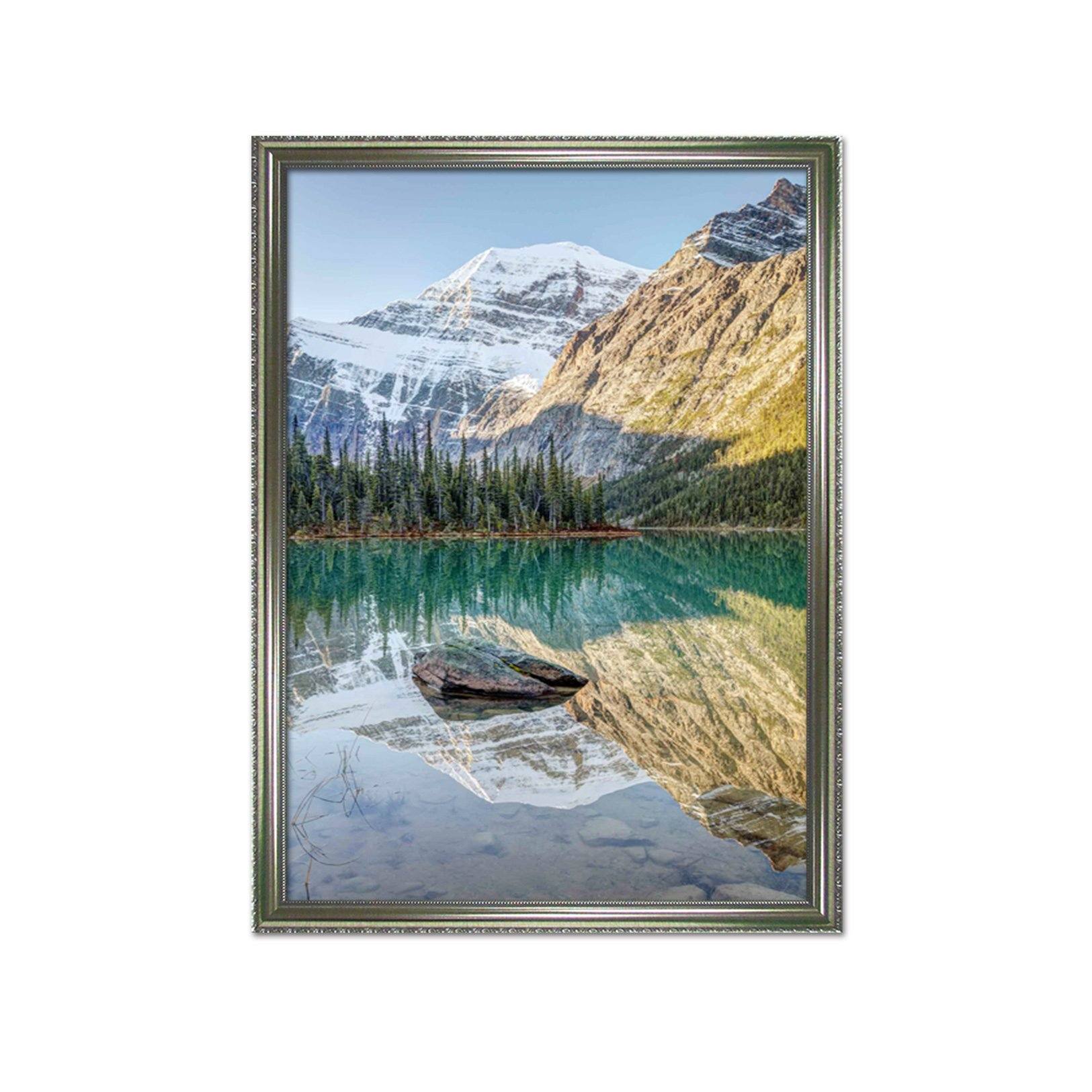 3D Clear Lake 029 Fake Framed Print Painting Wallpaper AJ Creativity Home