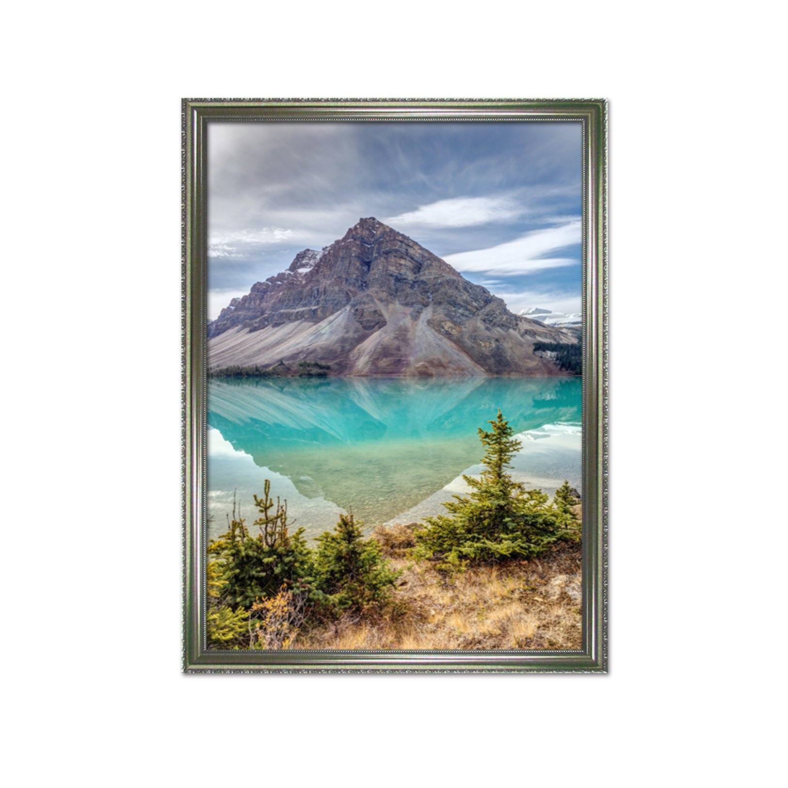 3D Lake Surface 033 Fake Framed Print Painting Wallpaper AJ Creativity Home
