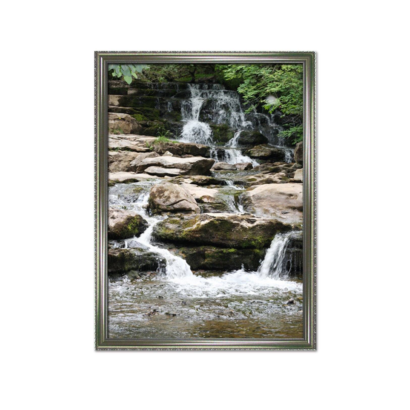 3D Small Stream 099 Fake Framed Print Painting Wallpaper AJ Creativity Home