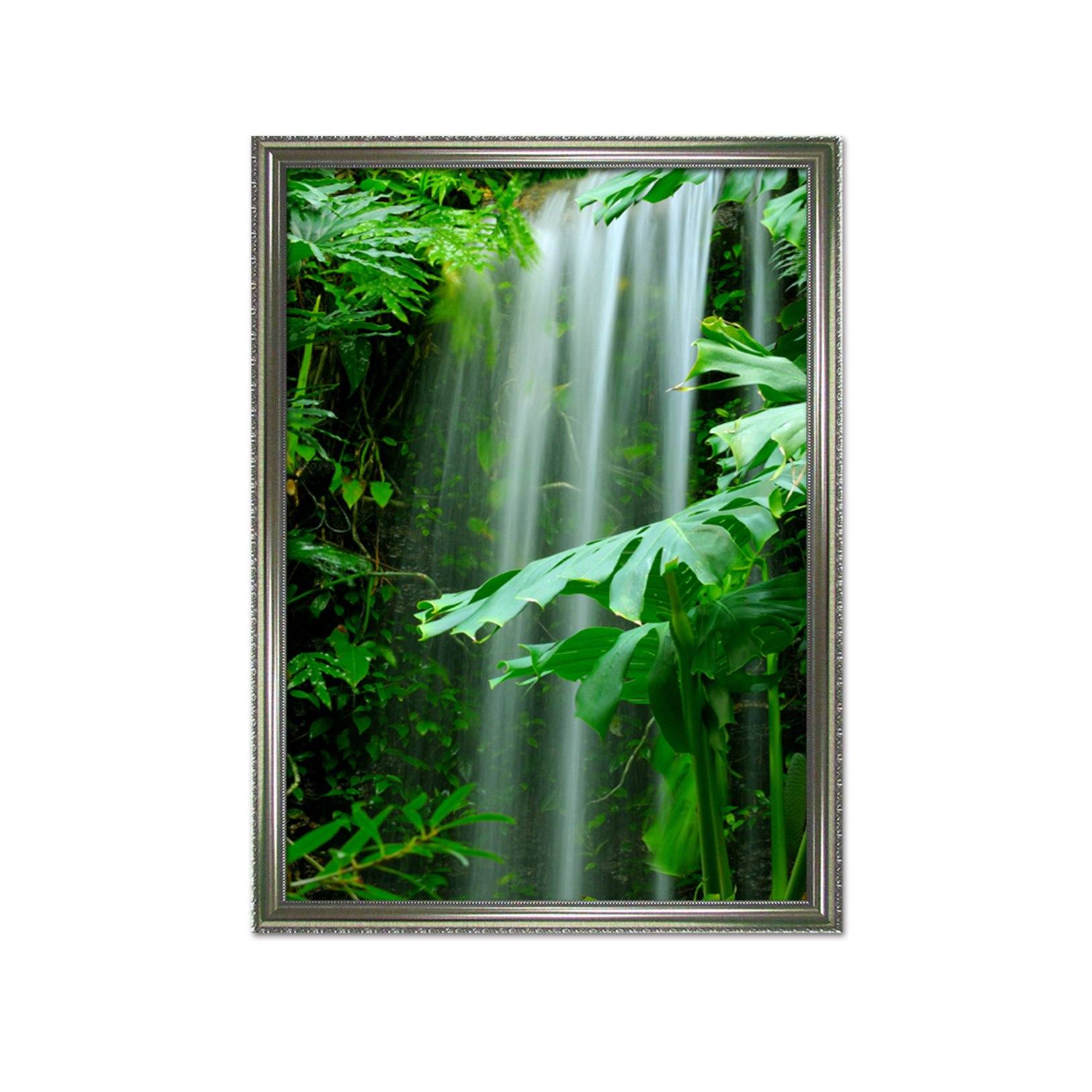 3D Small Waterfall 058 Fake Framed Print Painting Wallpaper AJ Creativity Home