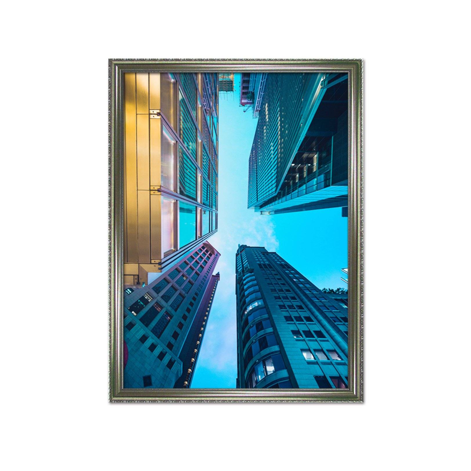 3D Tall Building 014 Fake Framed Print Painting Wallpaper AJ Creativity Home