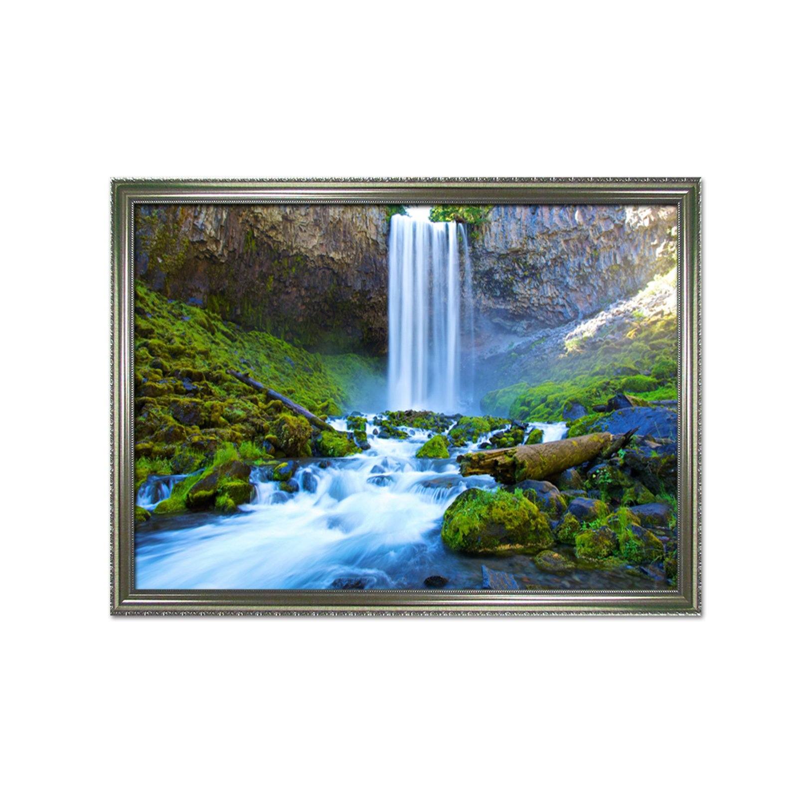 3D Cliff Moss 013 Fake Framed Print Painting Wallpaper AJ Creativity Home