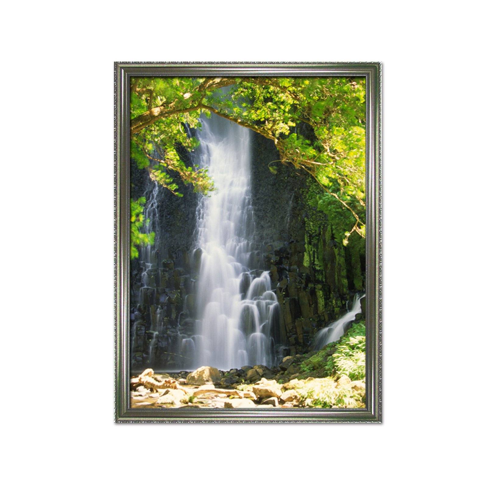 3D Precipitous Rock 063 Fake Framed Print Painting Wallpaper AJ Creativity Home