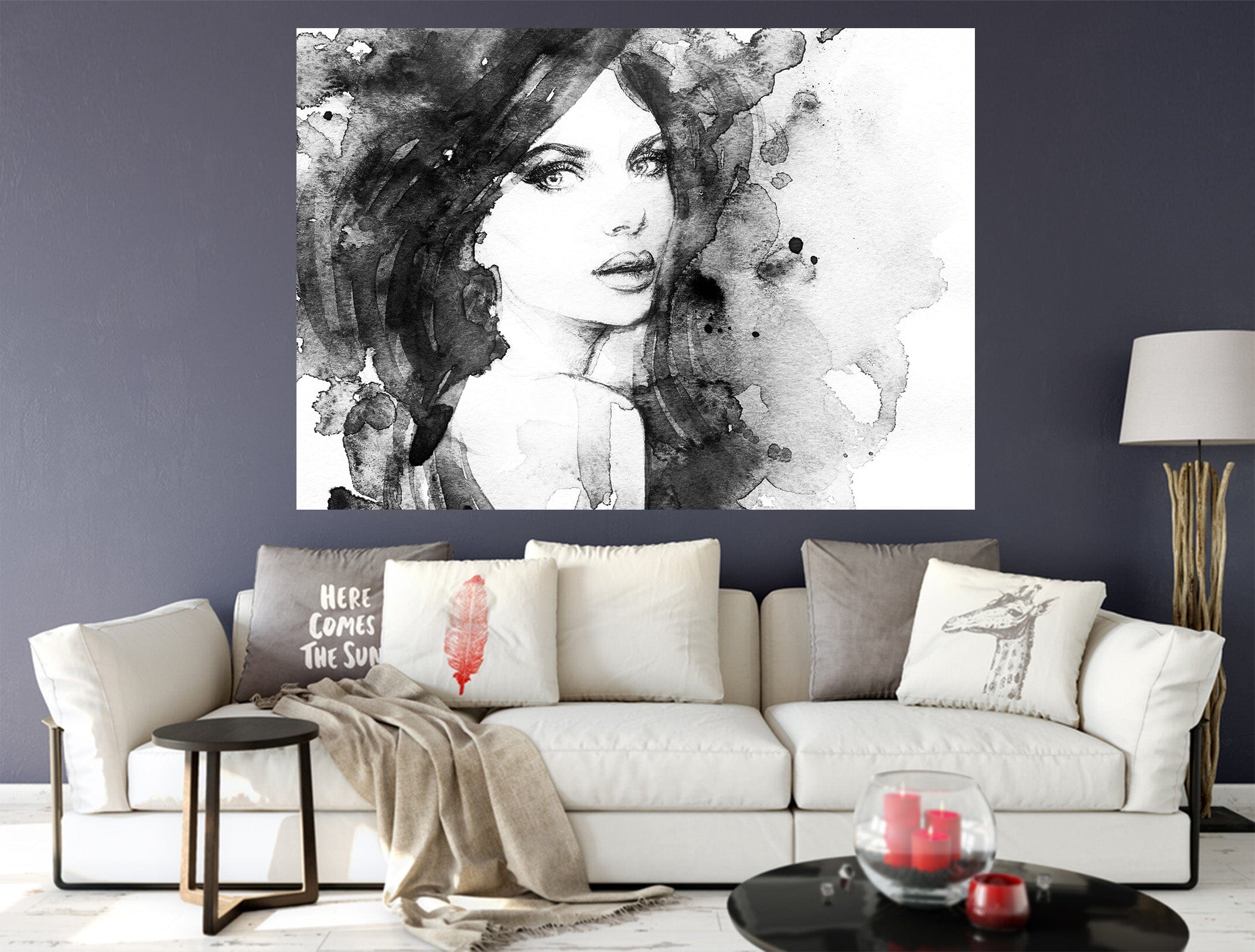 3D Modeling Woman 1016 Wall Sticker Wallpaper AJ Wallpaper 2