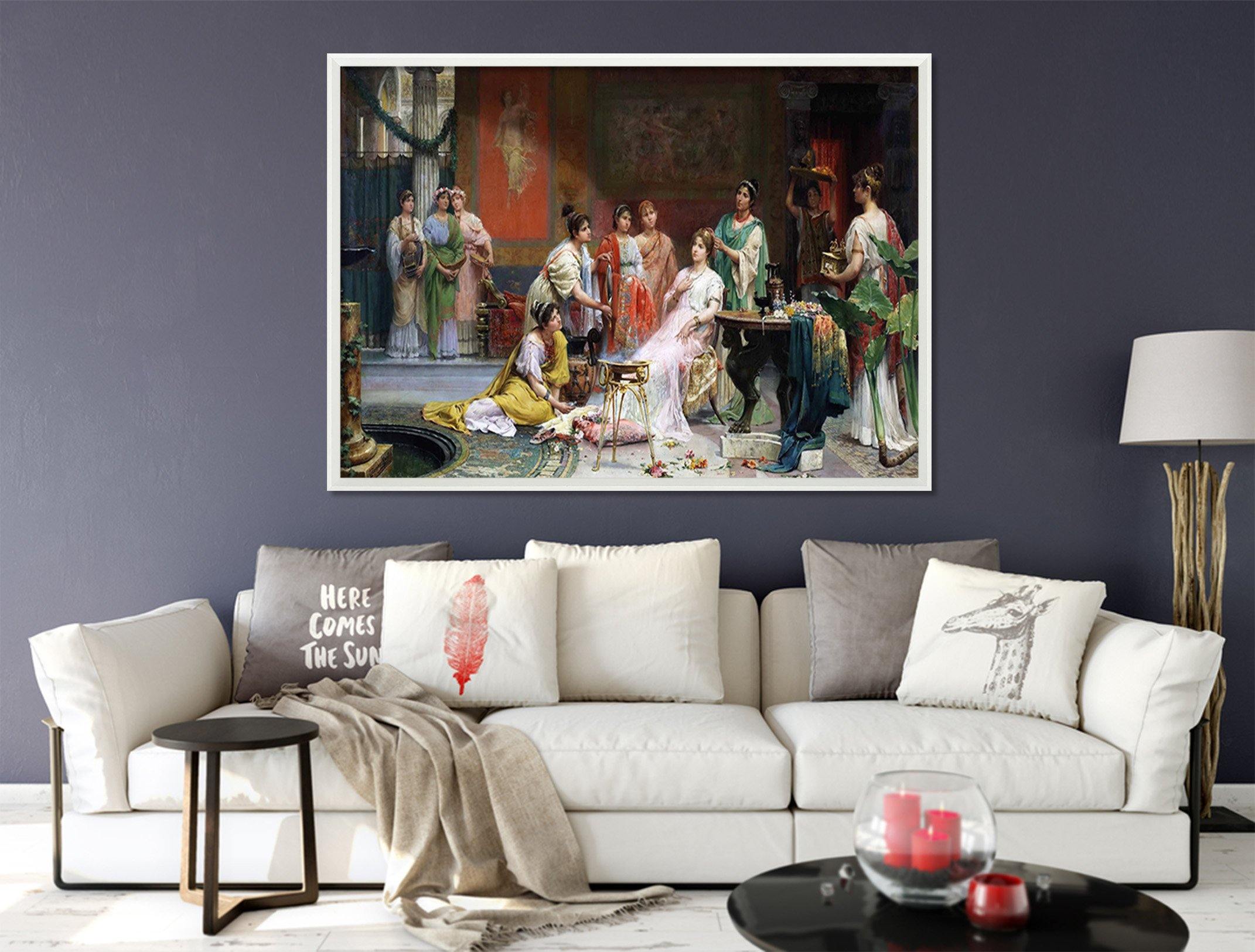 3D Dress Up 142 Fake Framed Print Painting Wallpaper AJ Creativity Home