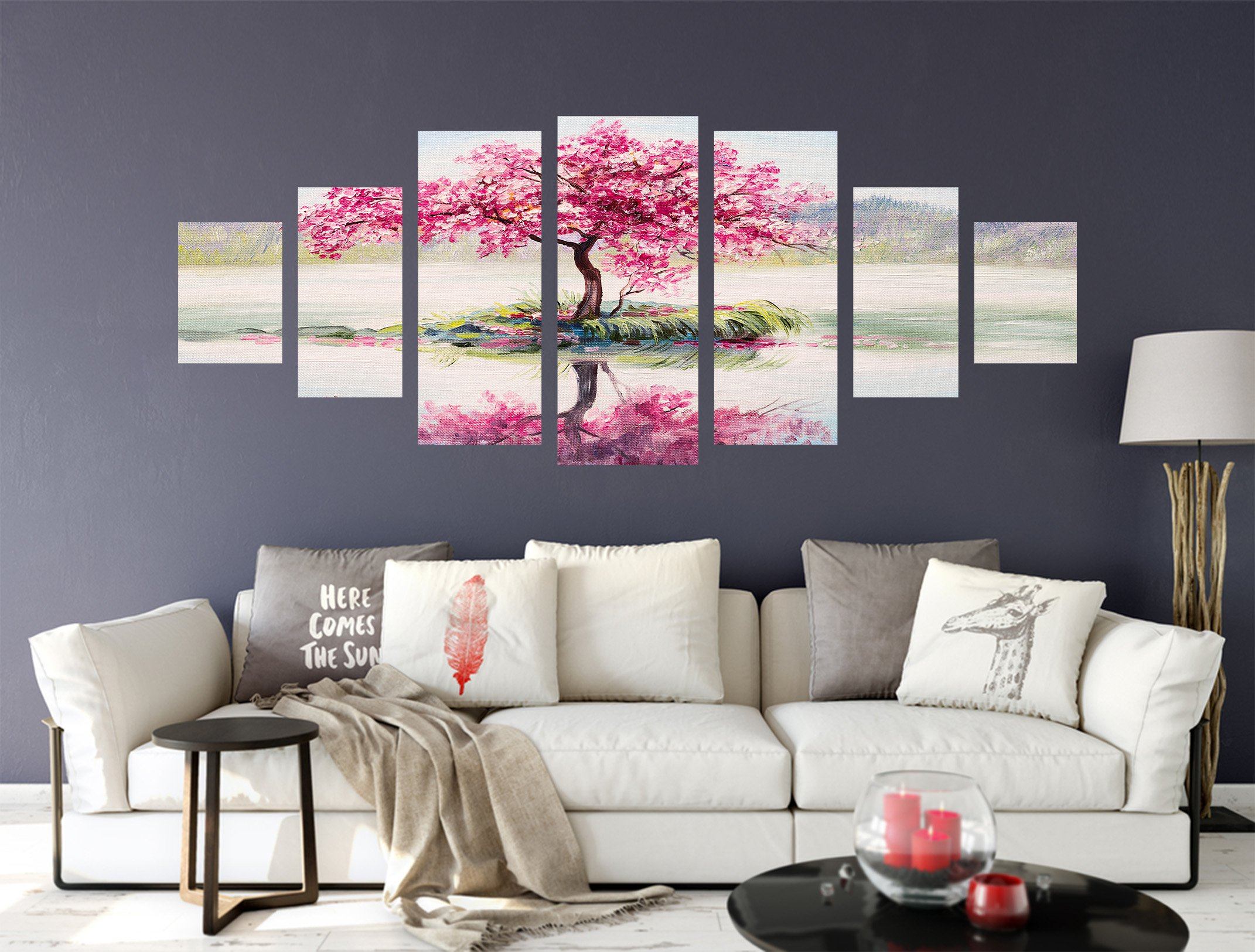 3D Blooming Flowers 074 Unframed Print Wallpaper Wallpaper AJ Wallpaper