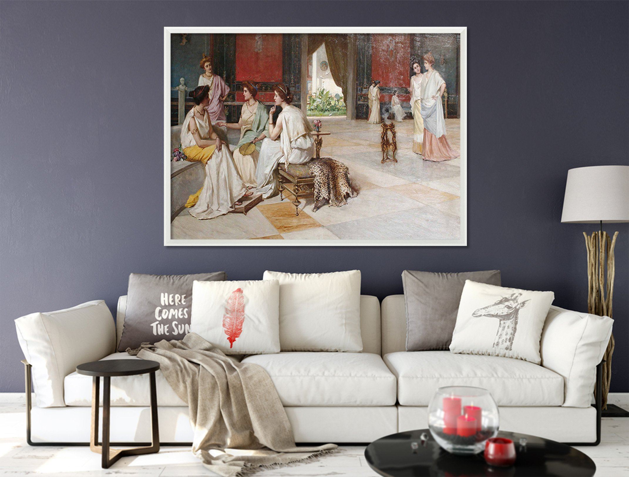 3D A Show 124 Fake Framed Print Painting Wallpaper AJ Creativity Home