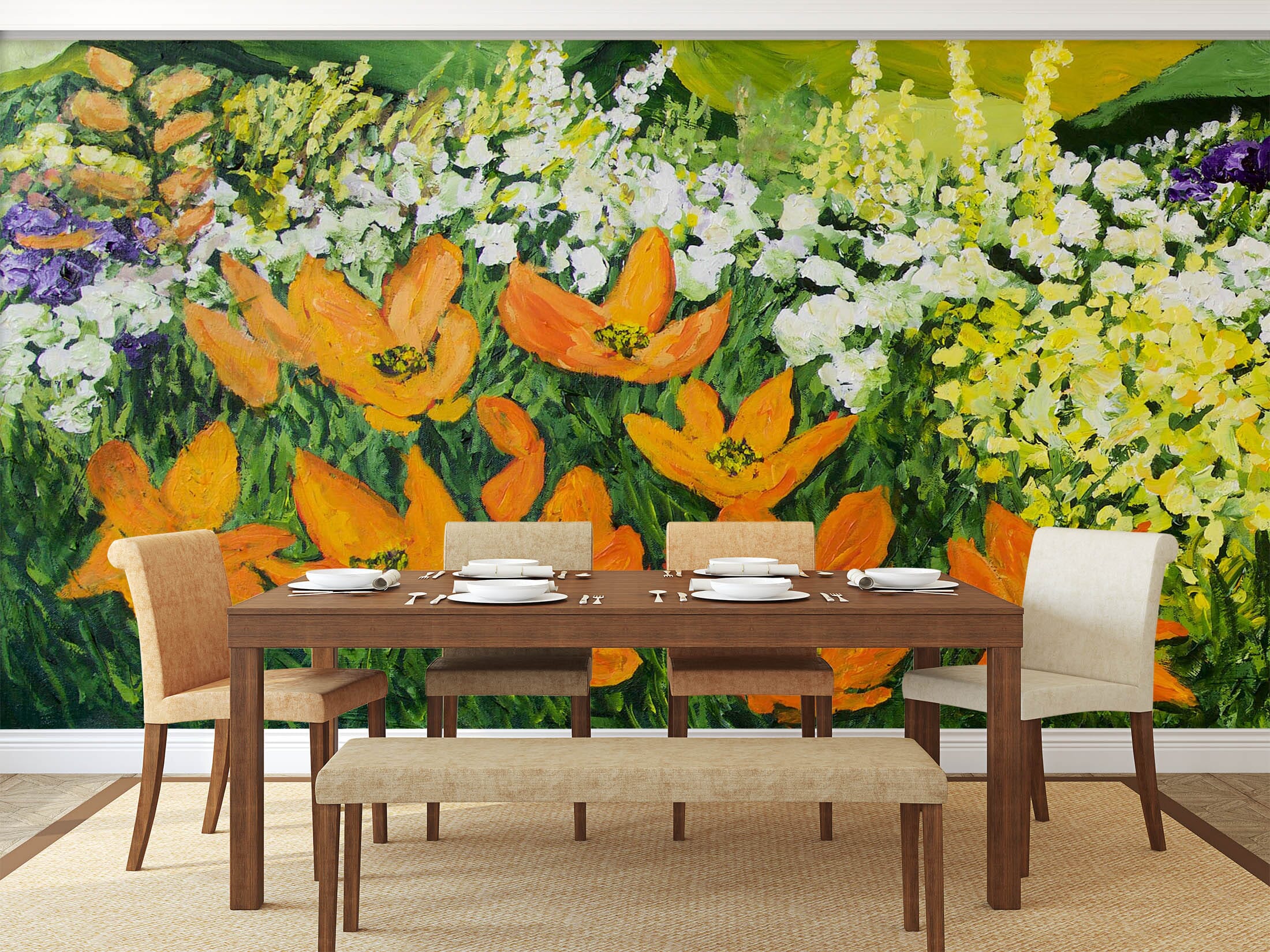 3D Bloom Flowers 209 Allan P. Friedlander Wall Mural Wall Murals Wallpaper AJ Wallpaper 2