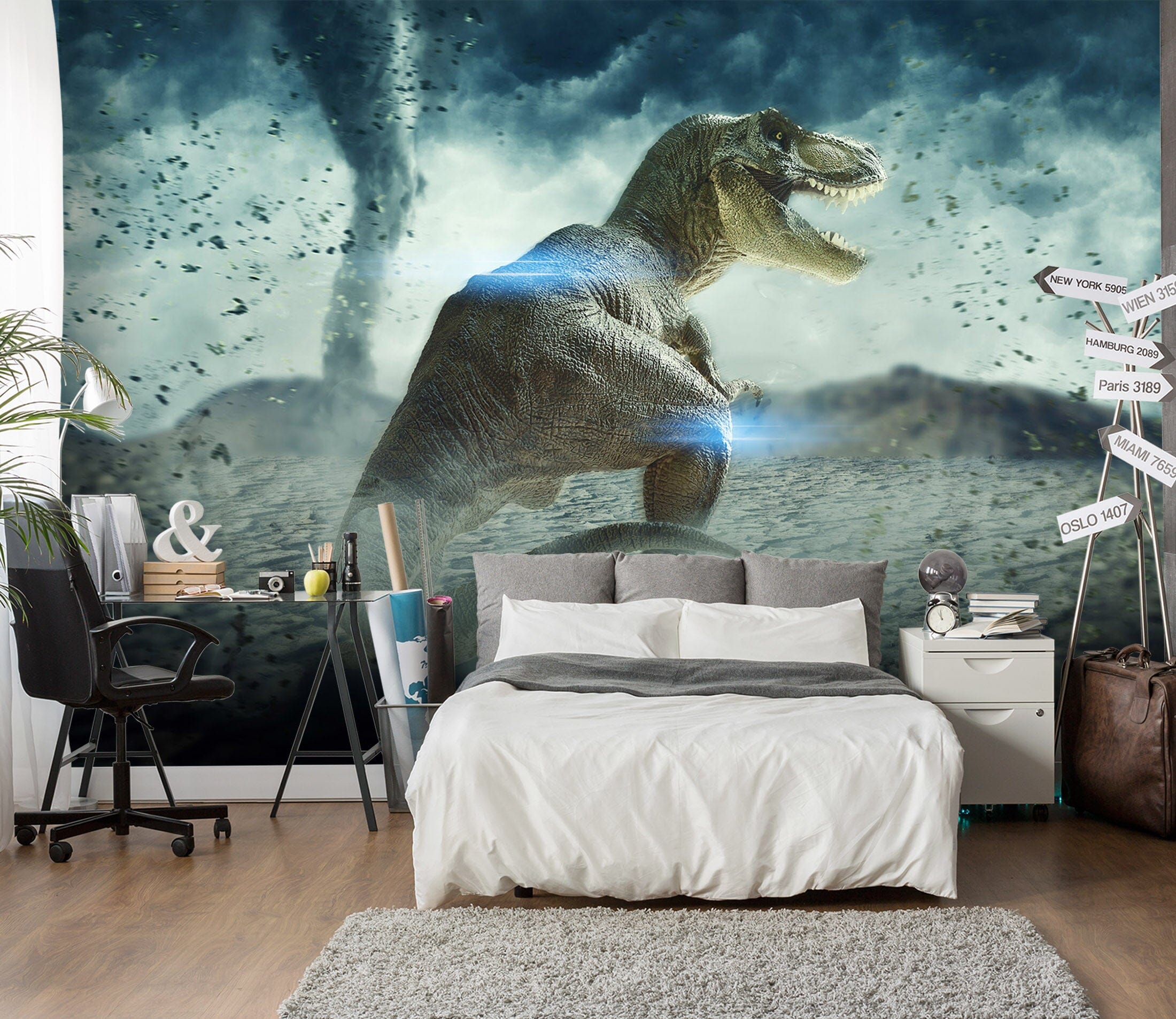 3D Desert Dinosaur 1578 Wall Murals Wallpaper AJ Wallpaper 2
