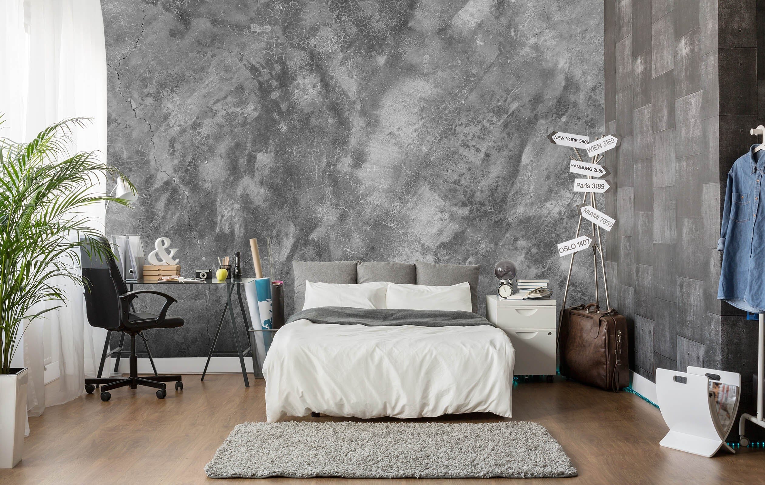 3D Gray Texture 49 Wall Murals Wallpaper AJ Wallpaper 2