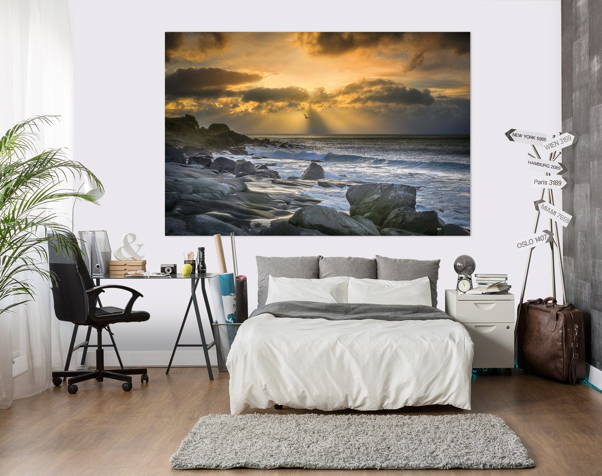 3D Sea Stones 183 Marco Carmassi Wall Sticker Wallpaper AJ Wallpaper 2
