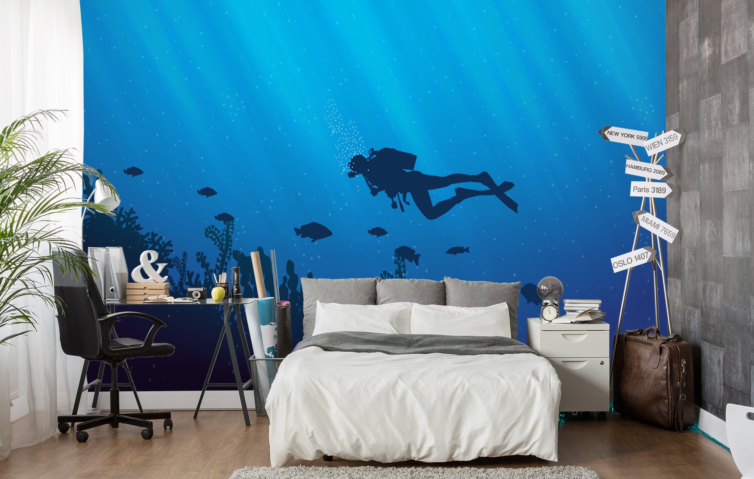 3D Deep Sea Diving 631 Wallpaper AJ Wallpaper