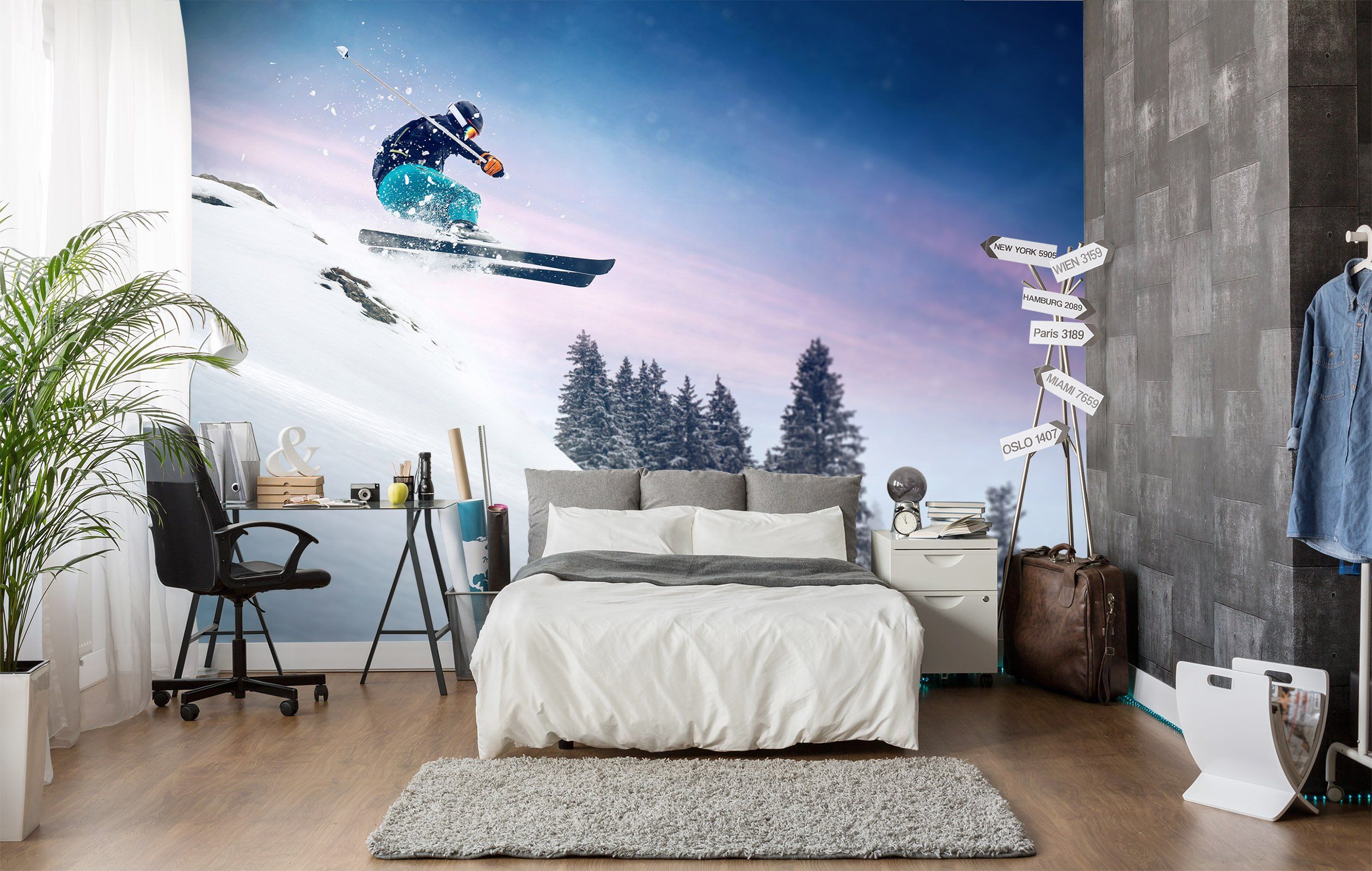 3D Skateboard Ski 121 Wallpaper AJ Wallpaper 2