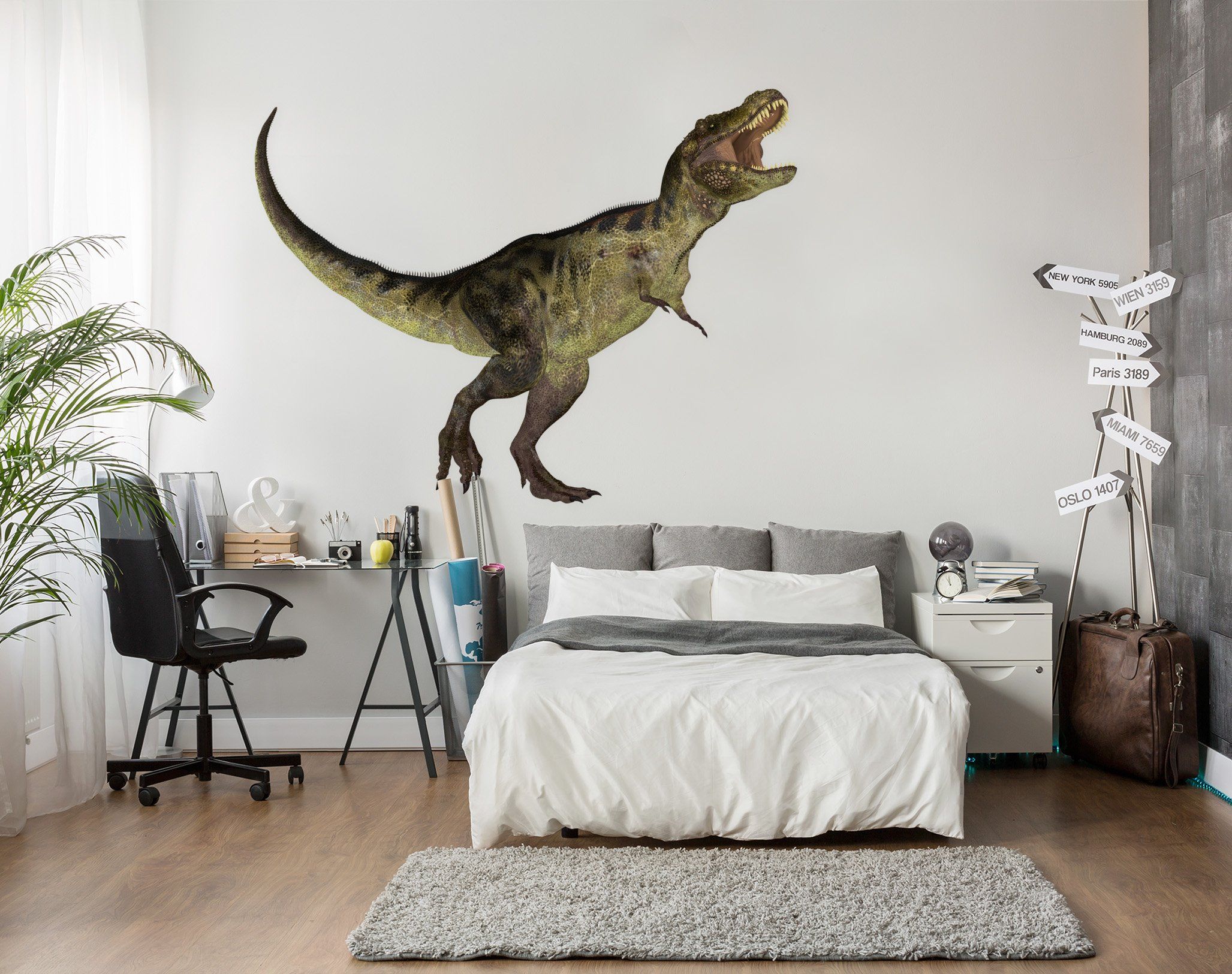 3D Raised Dinosaur 084 Animals Wall Stickers Wallpaper AJ Wallpaper