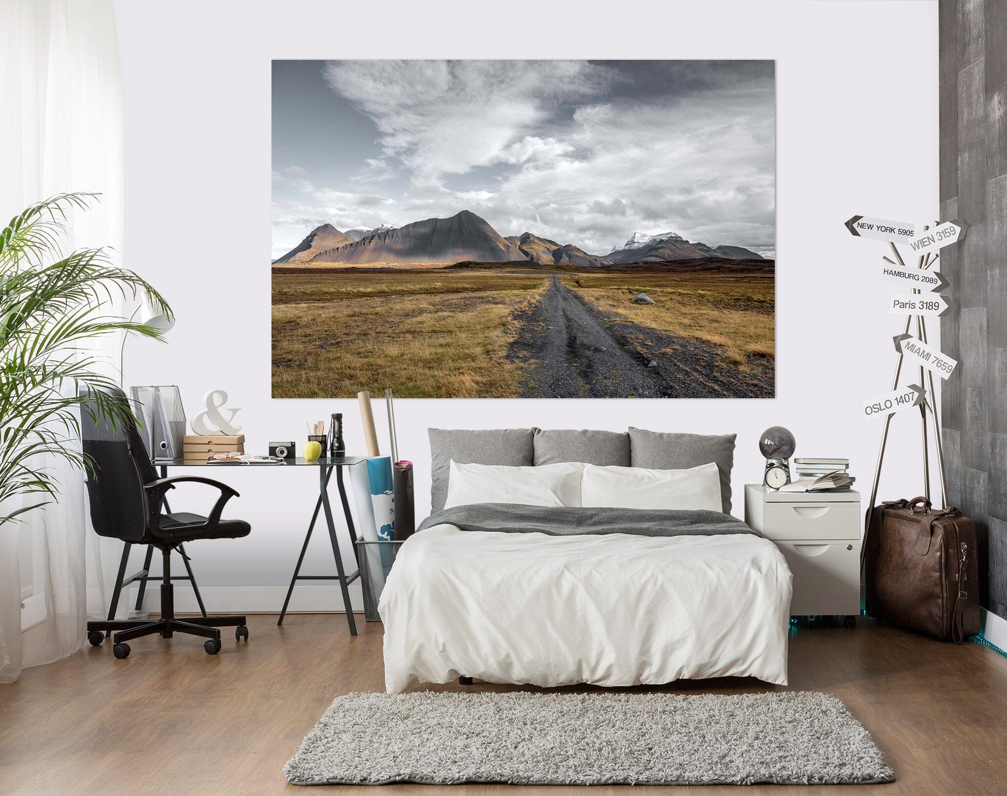 3D Country Road 171 Marco Carmassi Wall Sticker Wallpaper AJ Wallpaper 2