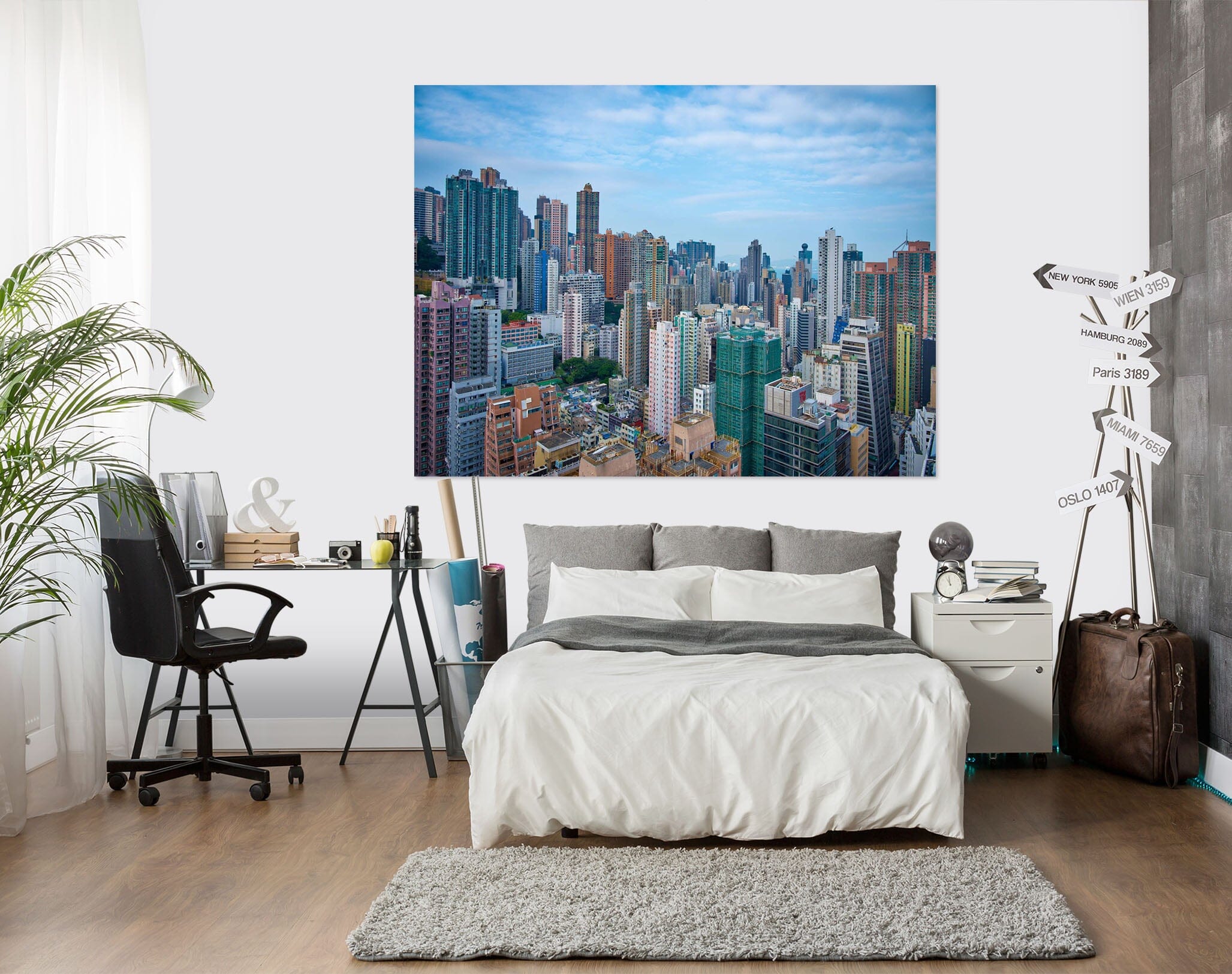 3D Tall Building 157 Marco Carmassi Wall Sticker Wallpaper AJ Wallpaper 2