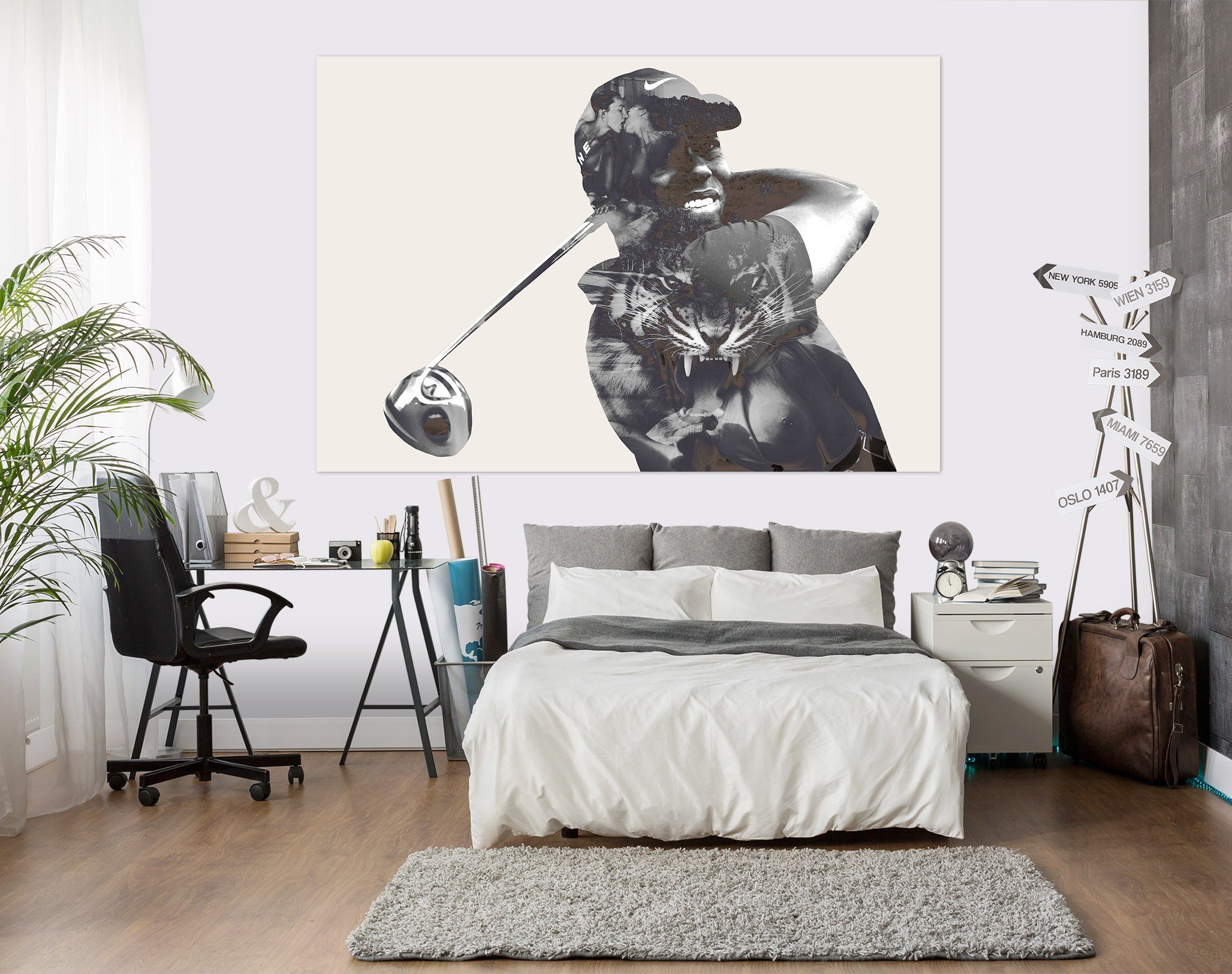 3D Athletic Girl 018 Marco Cavazzana Wall Sticker Wallpaper AJ Wallpaper 2