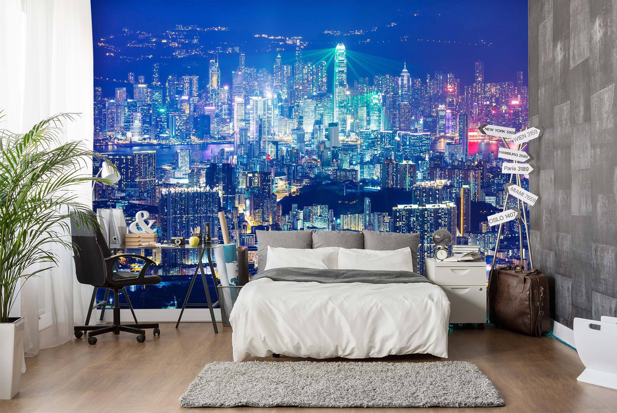 3D City Beauty Night View 597 Wallpaper AJ Wallpaper 2