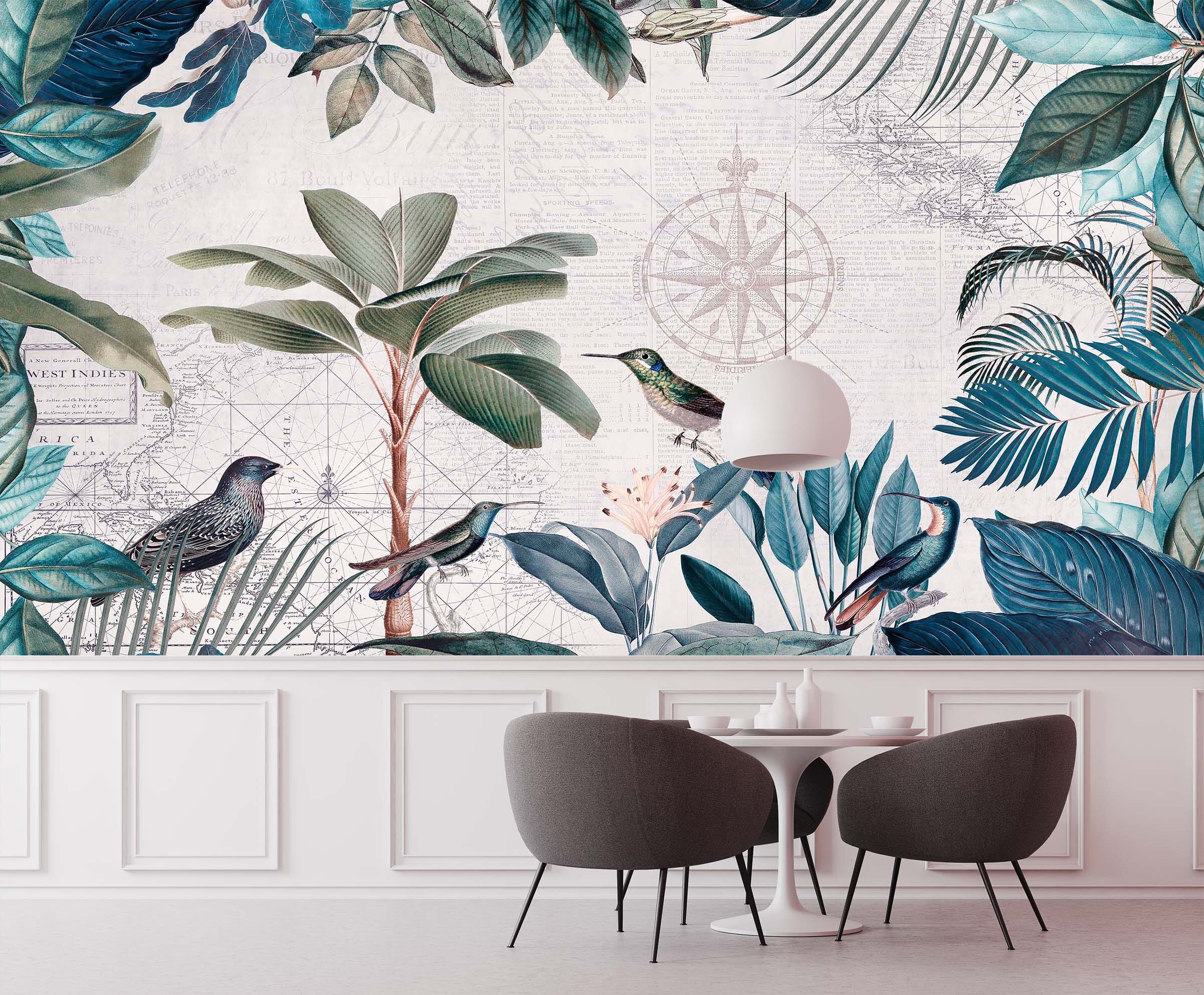 3D Bird Singing 1020 Andrea haase Wall Mural Wall Murals Wallpaper AJ Wallpaper 2