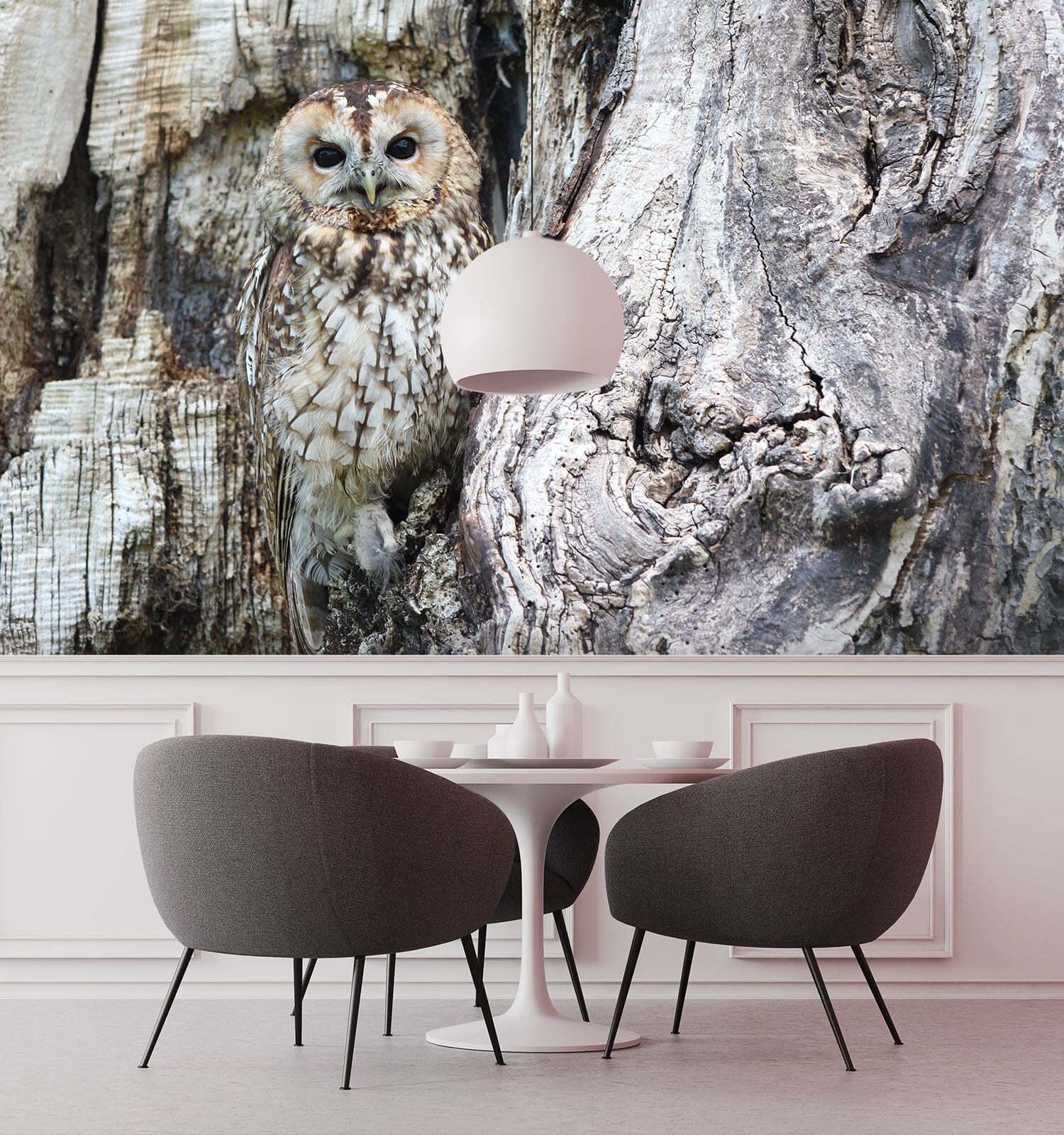 3D Black Owl 255 Wall Murals Wallpaper AJ Wallpaper 2
