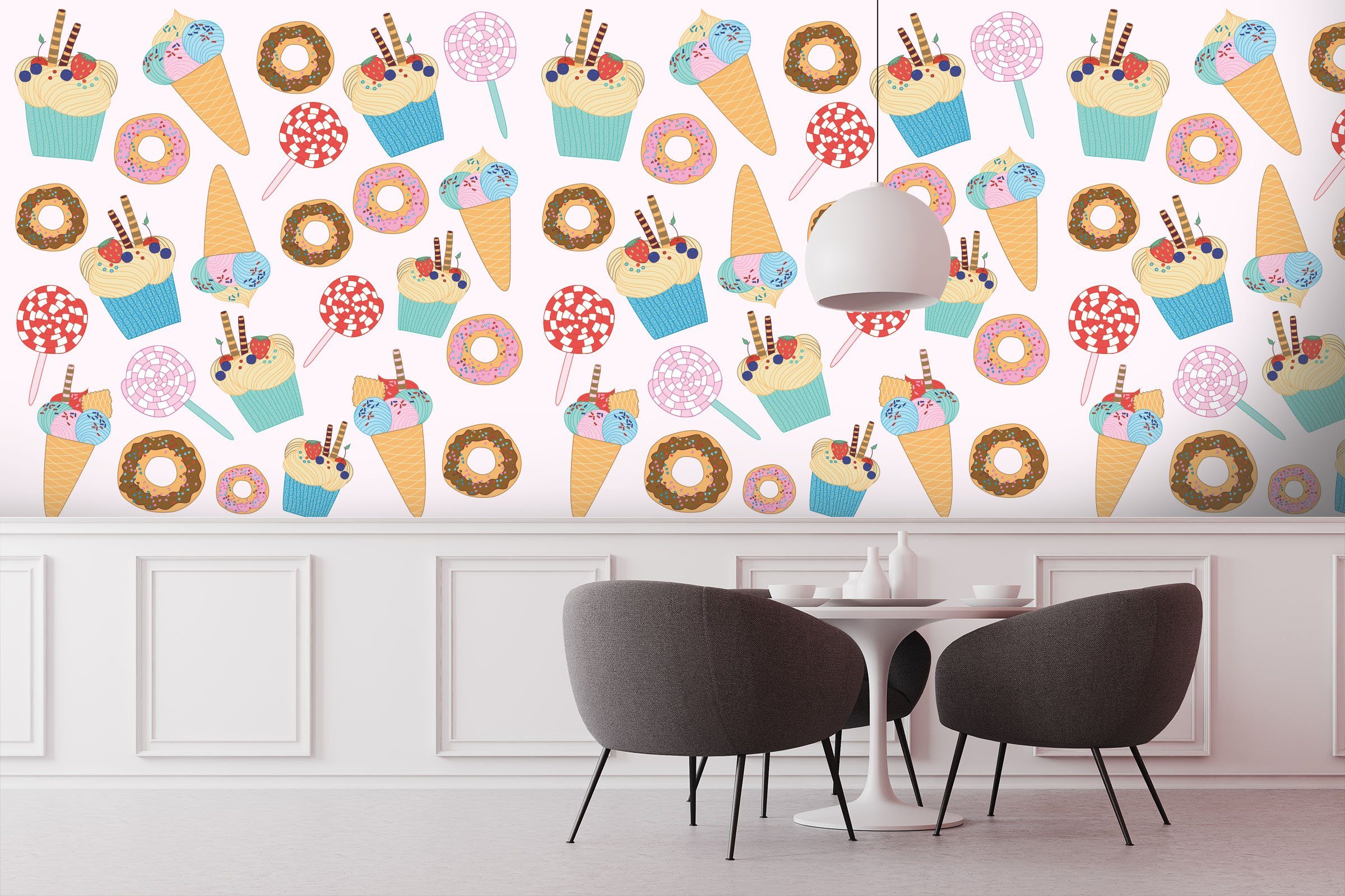 3D Donut Candy Ice Cream 143 Wallpaper AJ Wallpaper 2