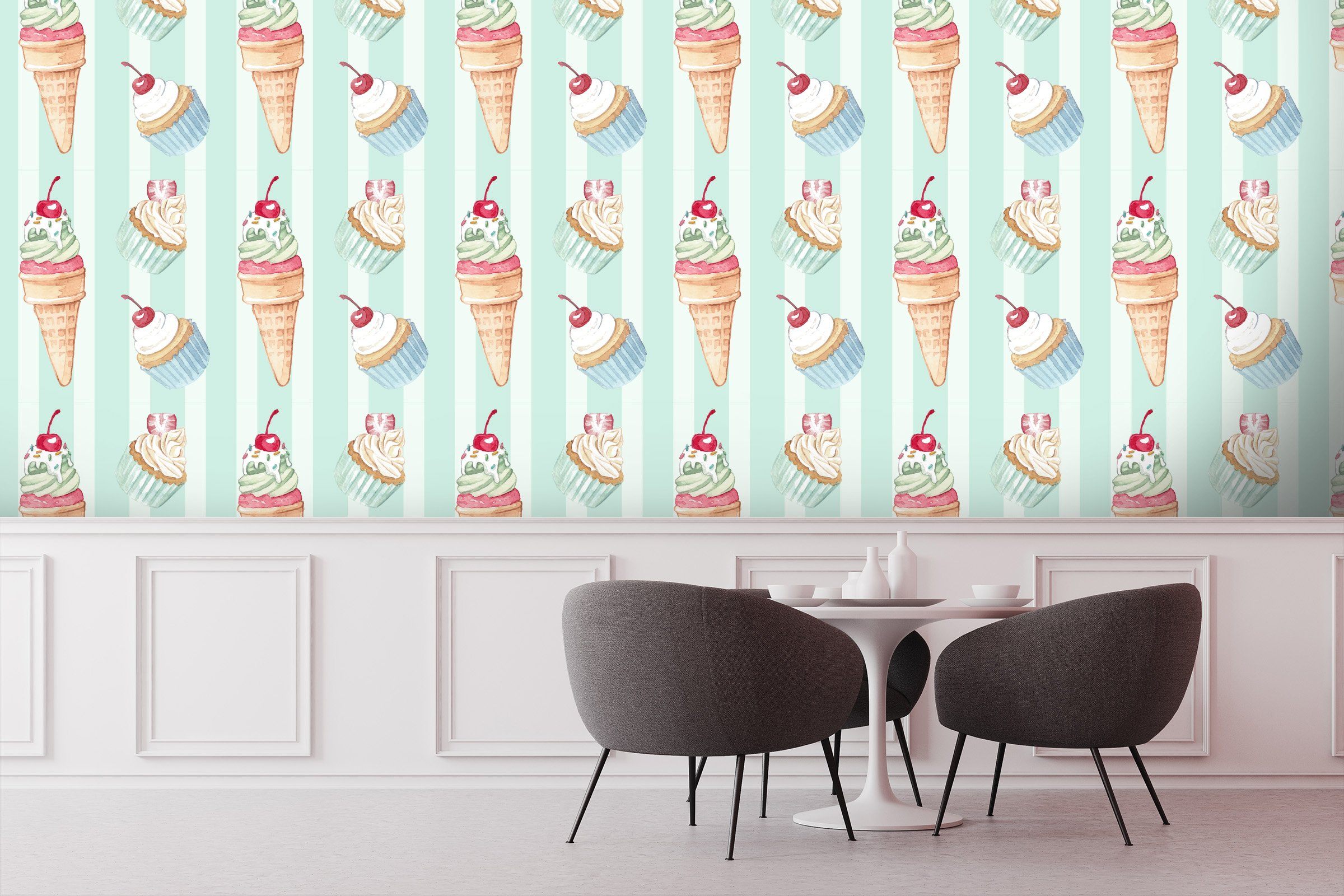 3D Cherry Ice Cream 124 Wallpaper AJ Wallpaper 2