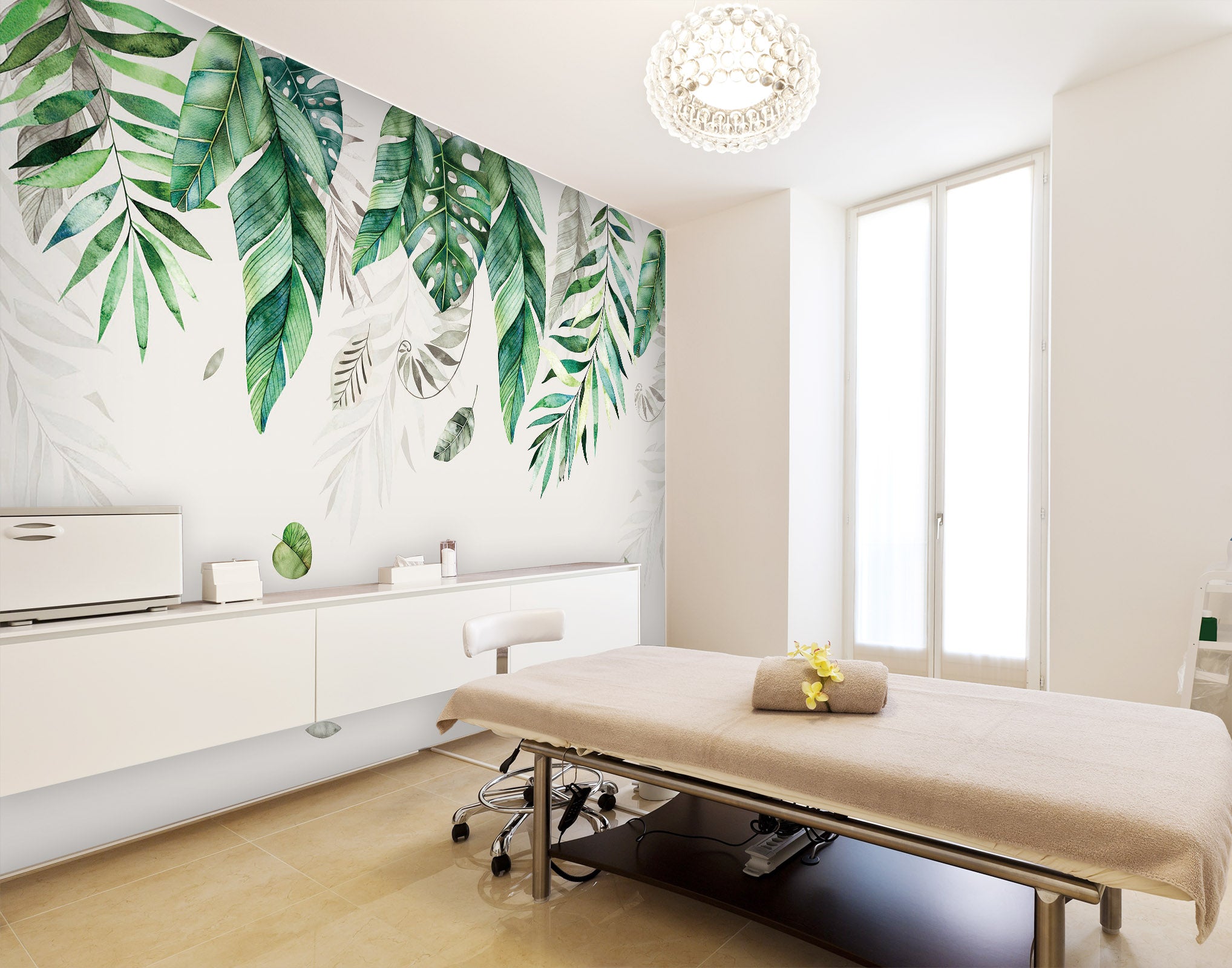 3D Graffiti Leaves 062 Wall Murals Wallpaper AJ Wallpaper 2