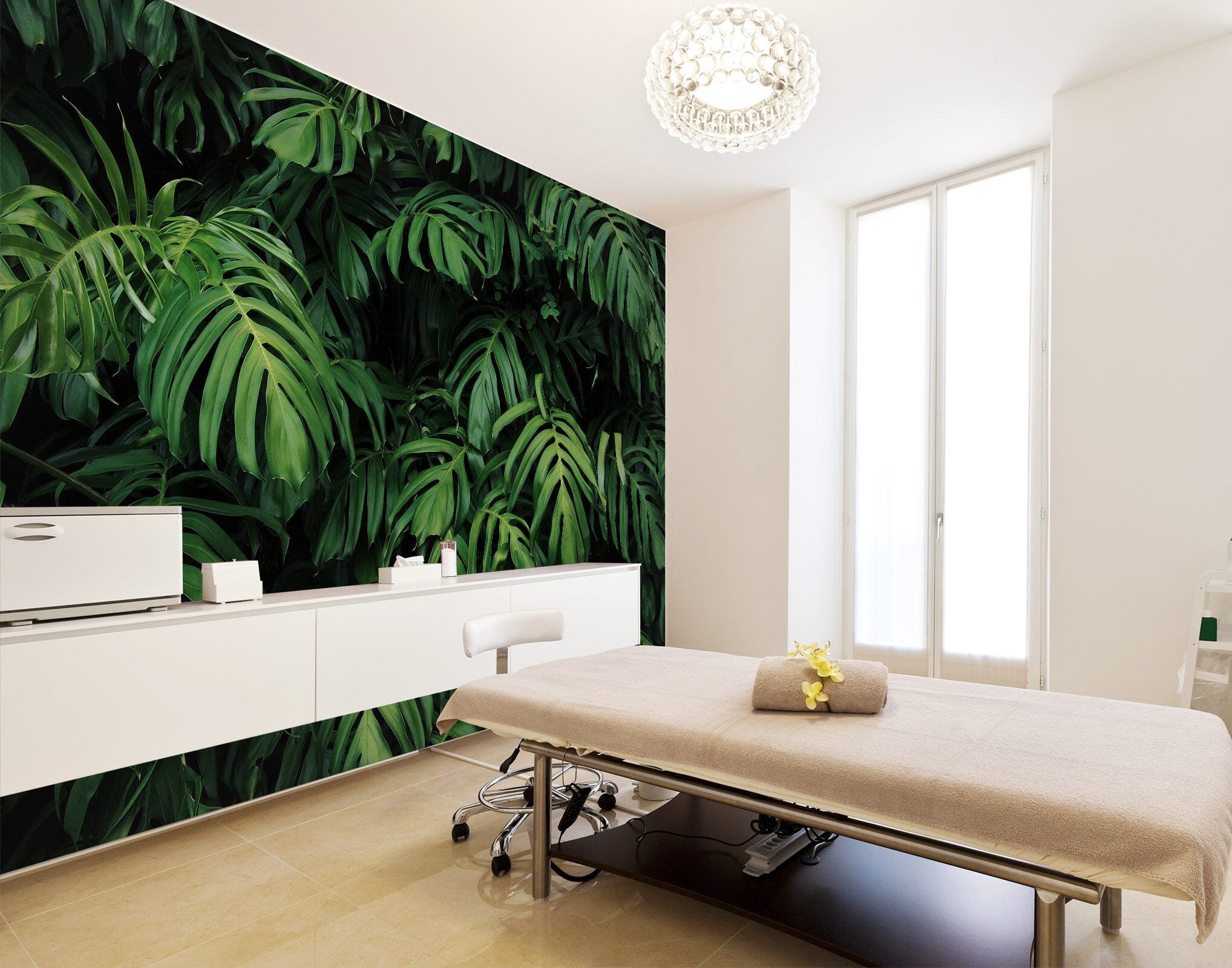 3D Jungle Leaves 395 Wall Murals Wallpaper AJ Wallpaper 2
