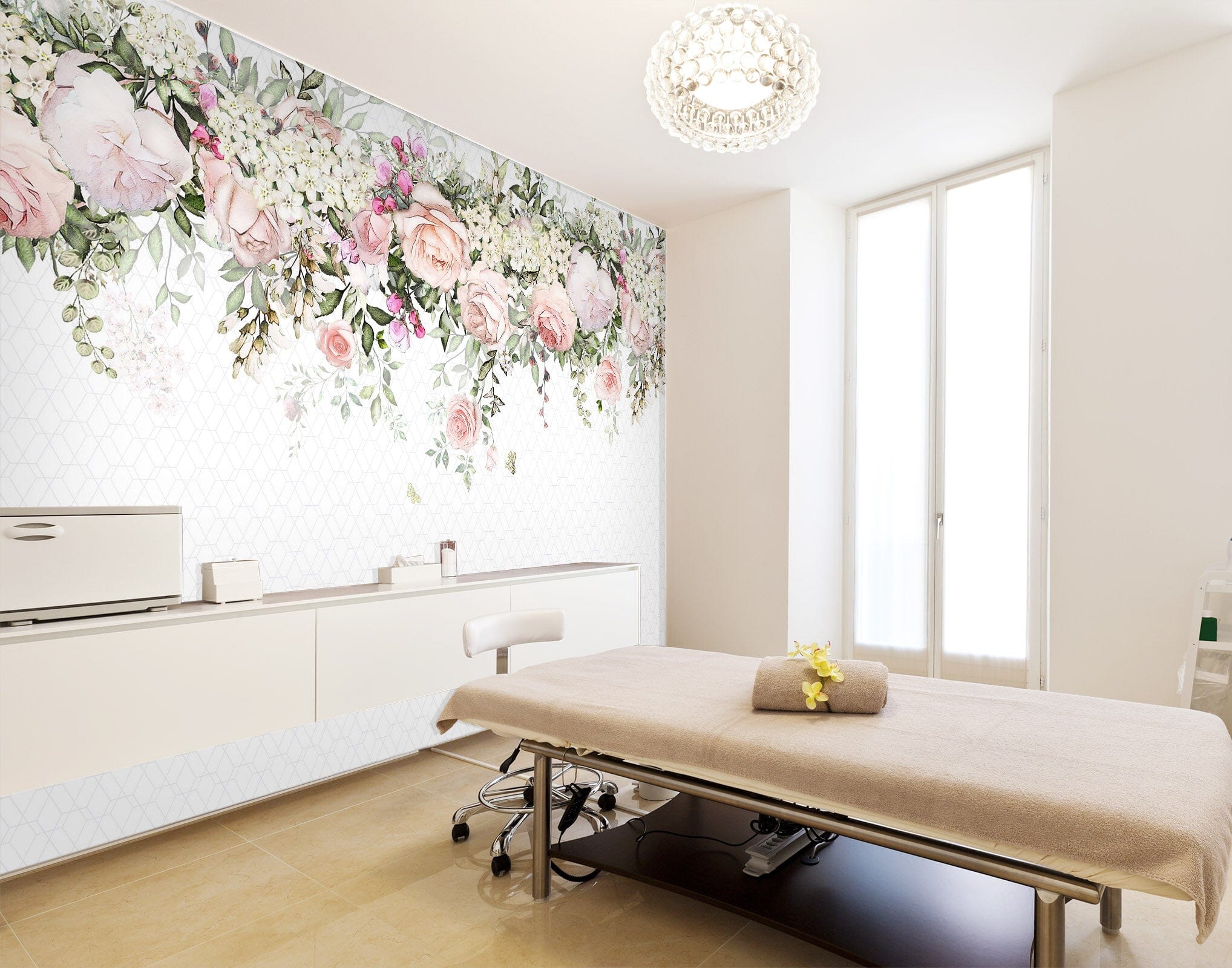 3D Hand Drawn Flowers 375 Wall Murals Wallpaper AJ Wallpaper 2