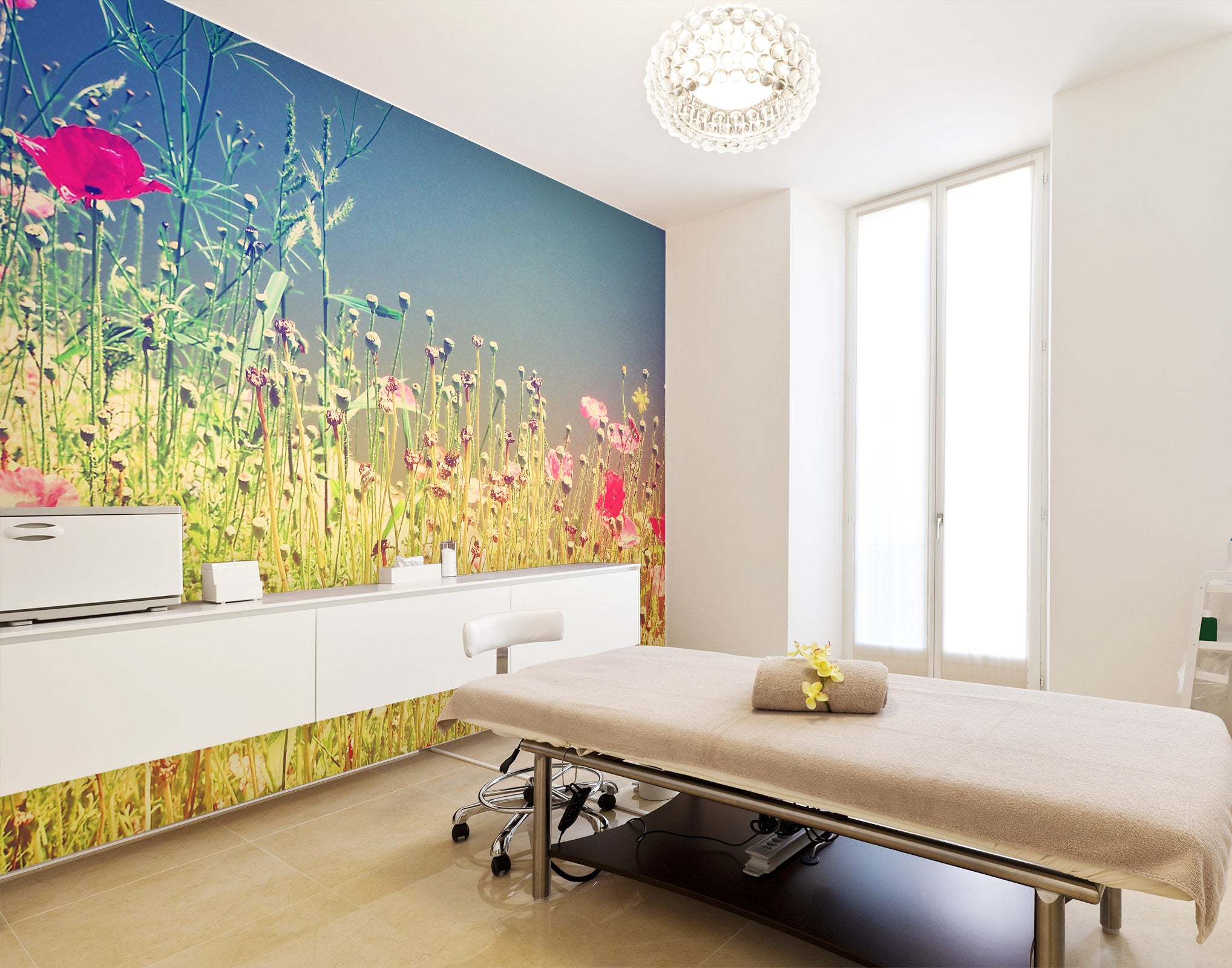 3D Natural Flower 077 Wall Murals Wallpaper AJ Wallpaper 2