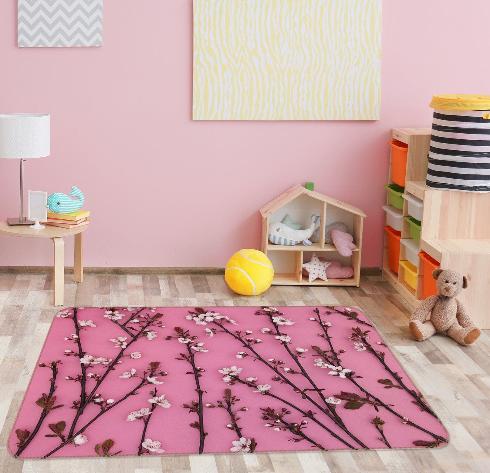 3D Peach Tree 1049 Assaf Frank Rug Non Slip Rug Mat Mat AJ Creativity Home