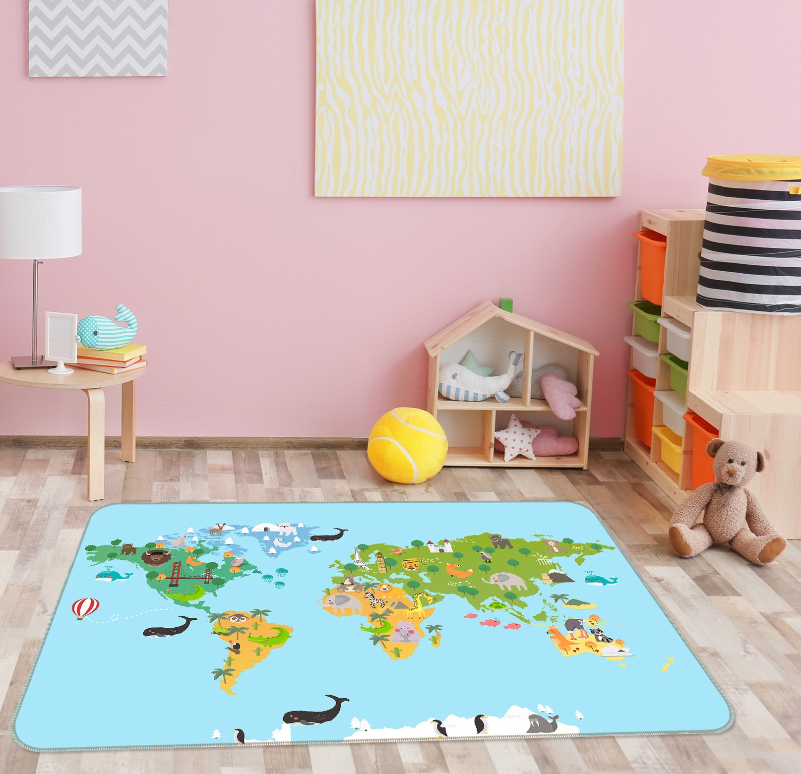 3D Map 36159 Non Slip Rug Mat