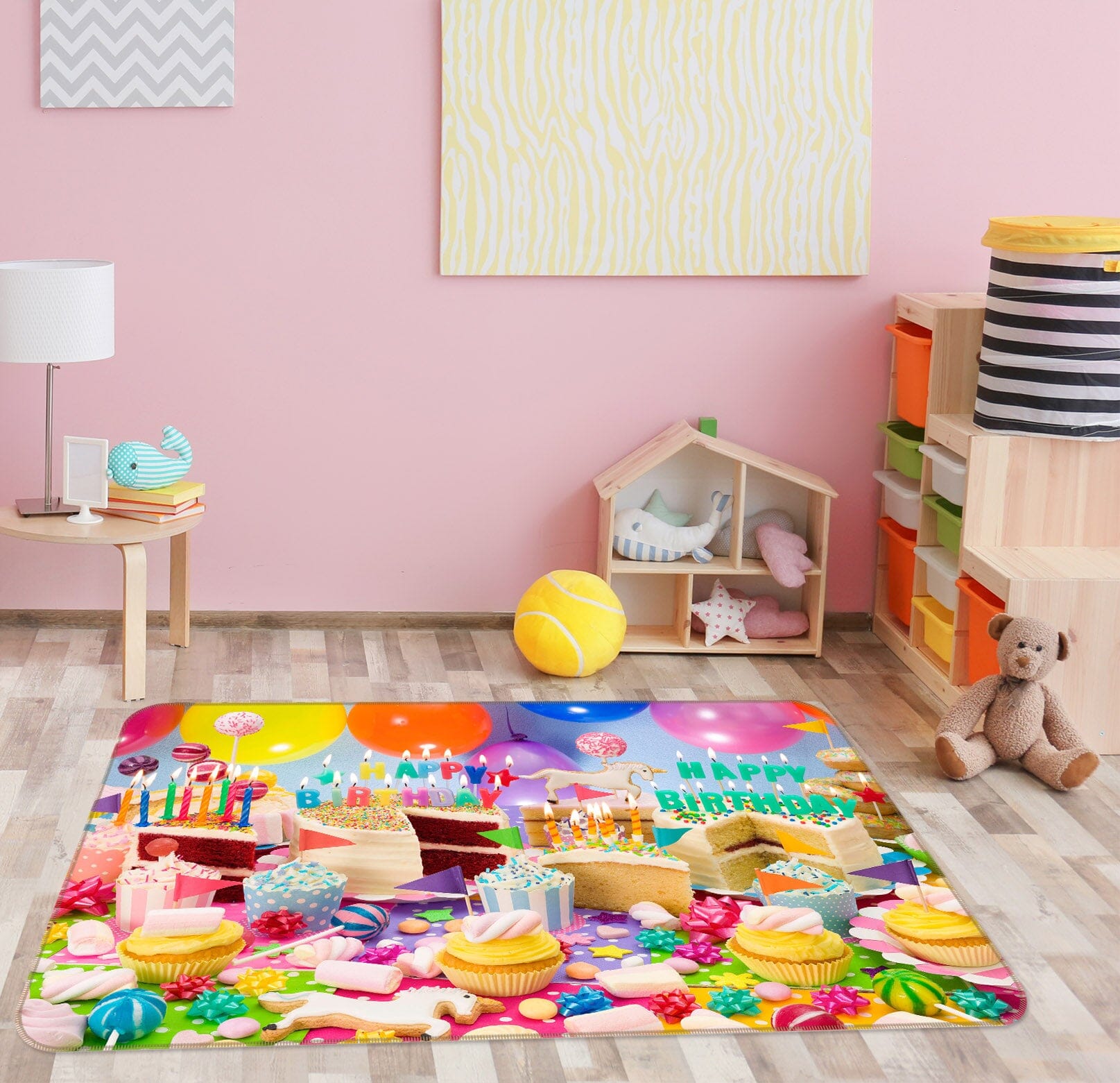 3D Children Playground 3036 Assaf Frank Rug Non Slip Rug Mat Mat AJ Creativity Home