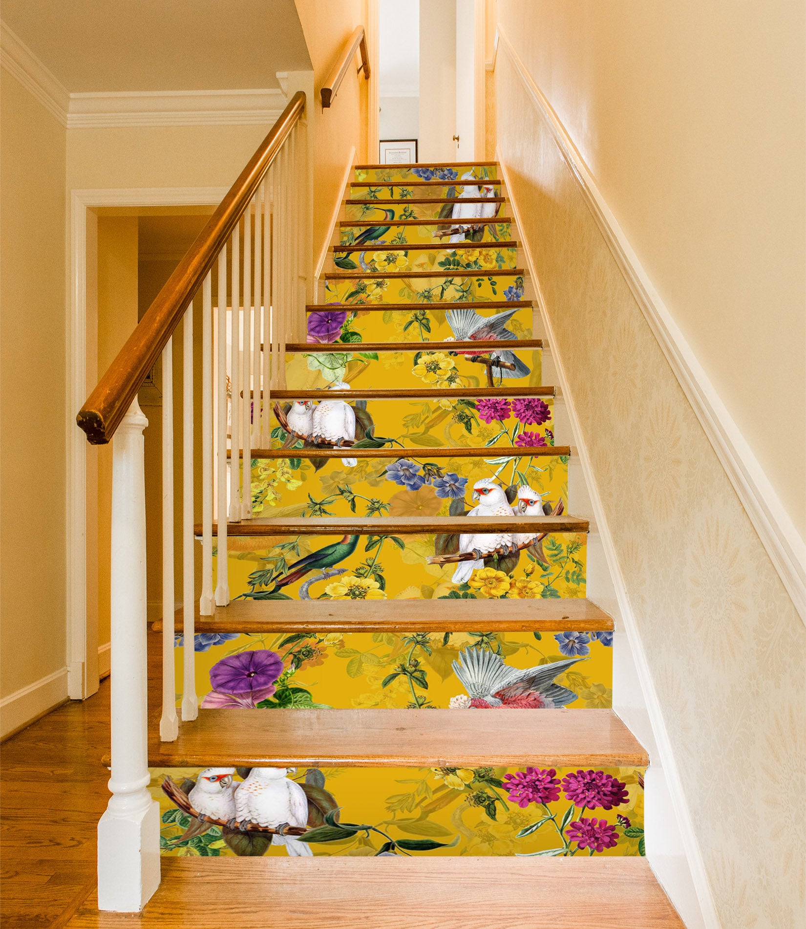 3D Branch Bird Pattern 10405 Uta Naumann Stair Risers