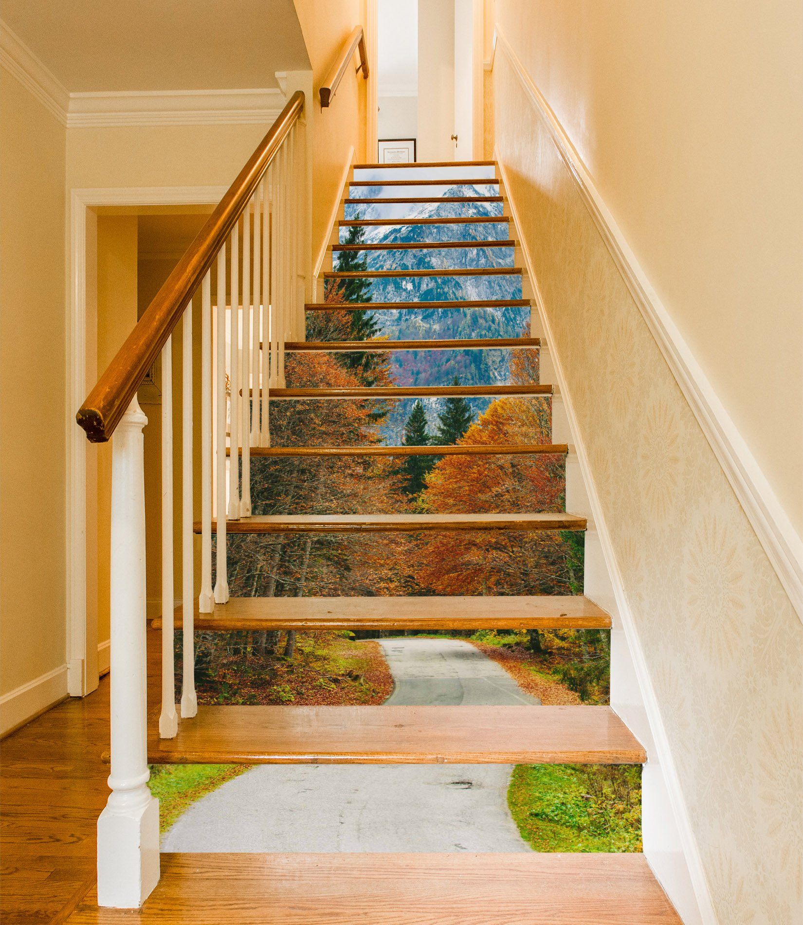 3D Natural Scenery 956 Stair Risers Wallpaper AJ Wallpaper