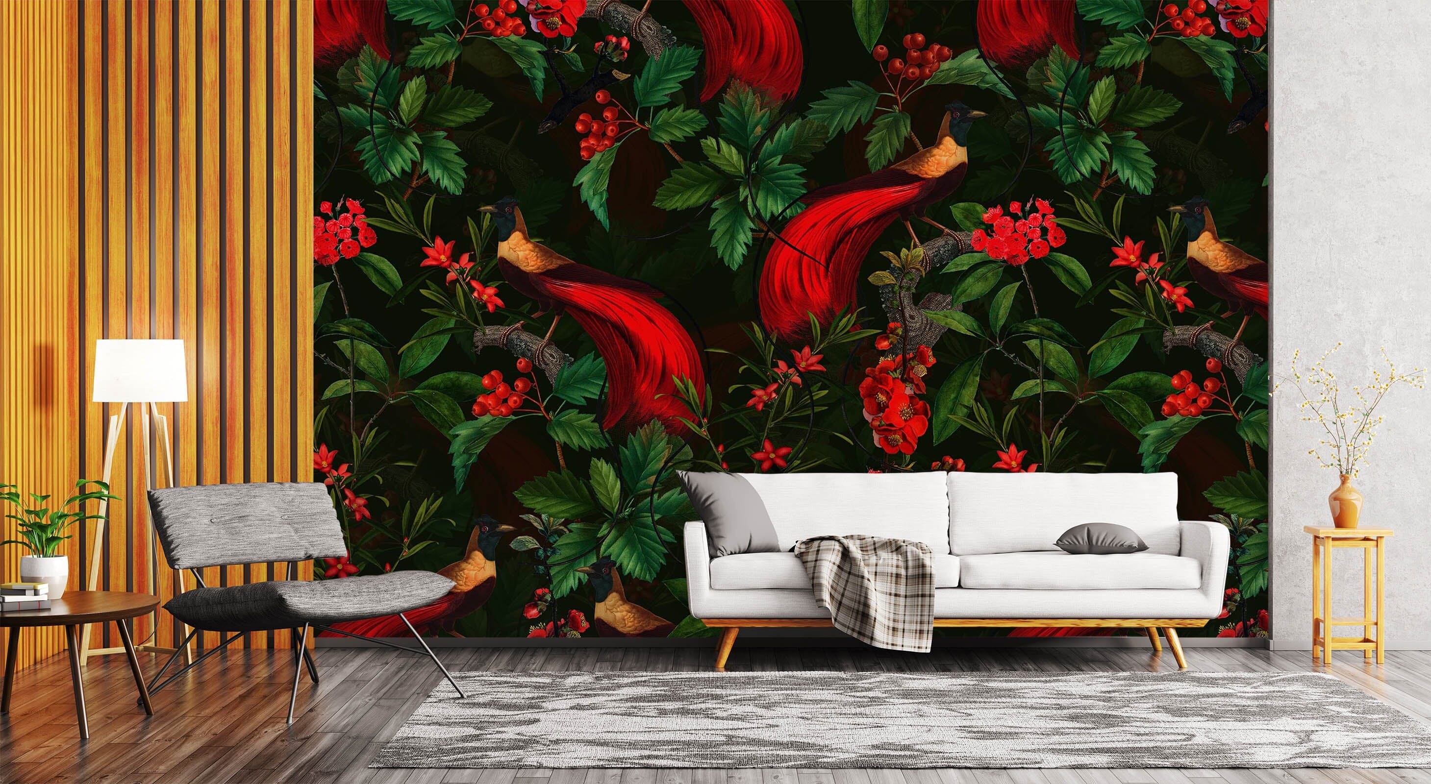 3D Wood Safflower 169 Uta Naumann Wall Mural Wall Murals Wallpaper AJ Wallpaper 2
