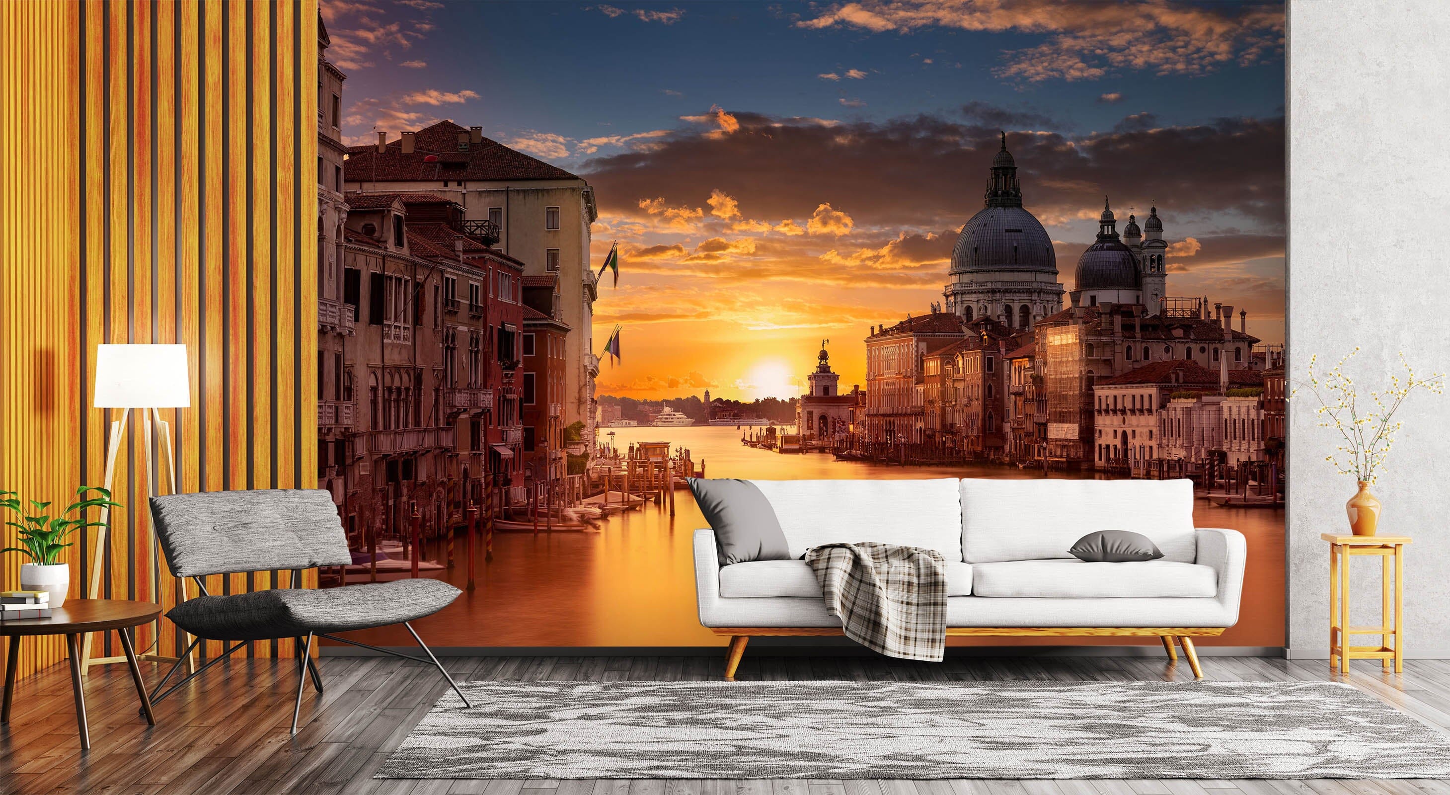3D River At Dusk 1404 Marco Carmassi Wall Mural Wall Murals Wallpaper AJ Wallpaper 2