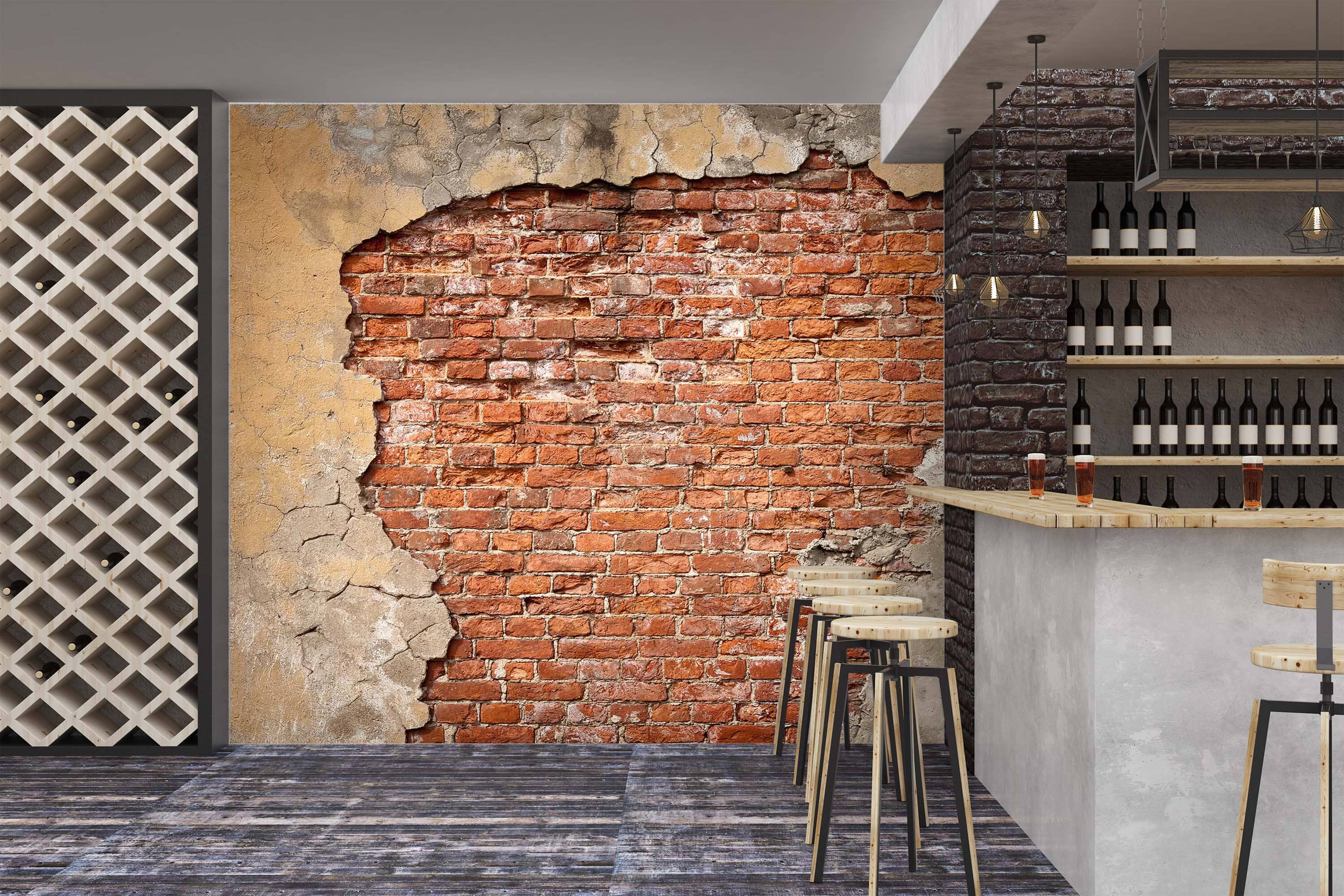 3D Yellow Bricks 1430 Wall Murals Wallpaper AJ Wallpaper 2