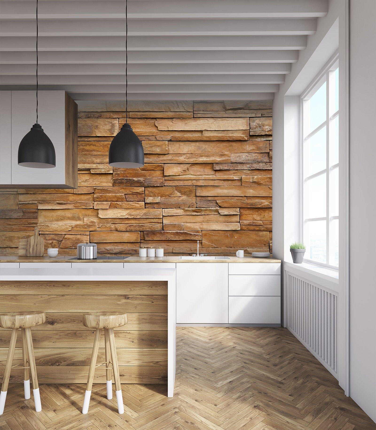 3D Wood Plank Texture 1398 Wall Murals Wallpaper AJ Wallpaper 2