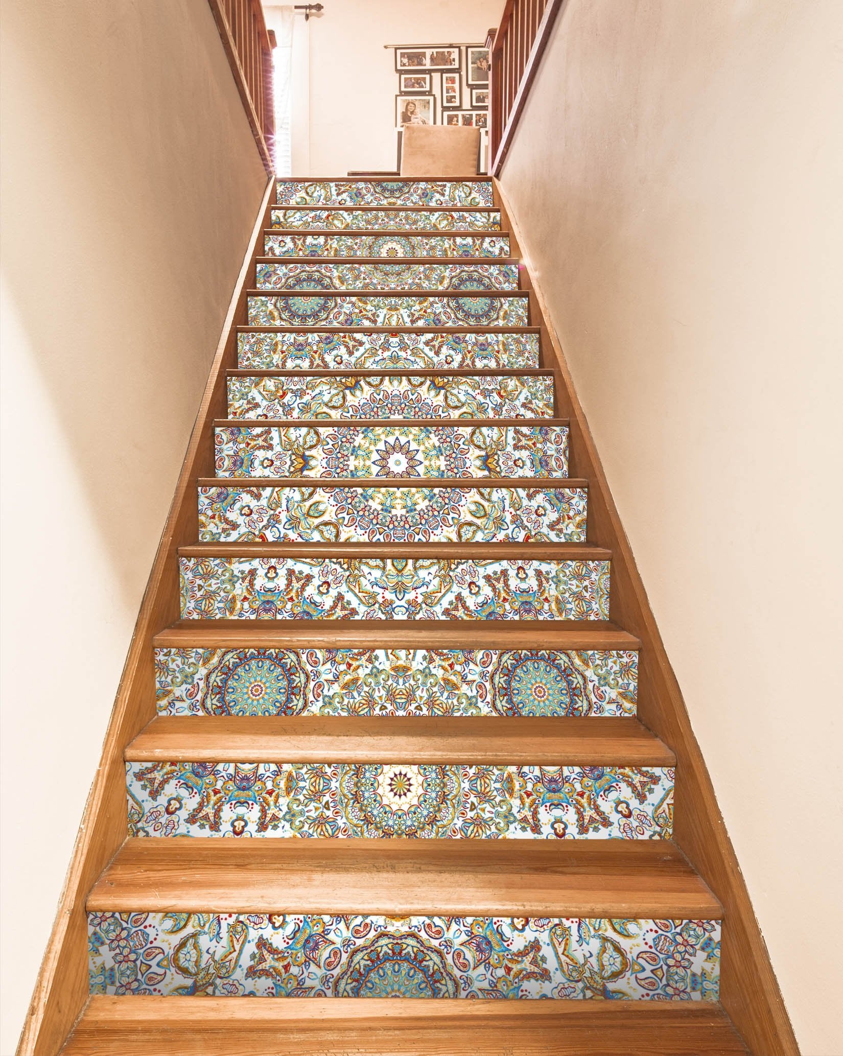 3D Classical Pattern 24 Stair Risers Wallpaper AJ Wallpaper