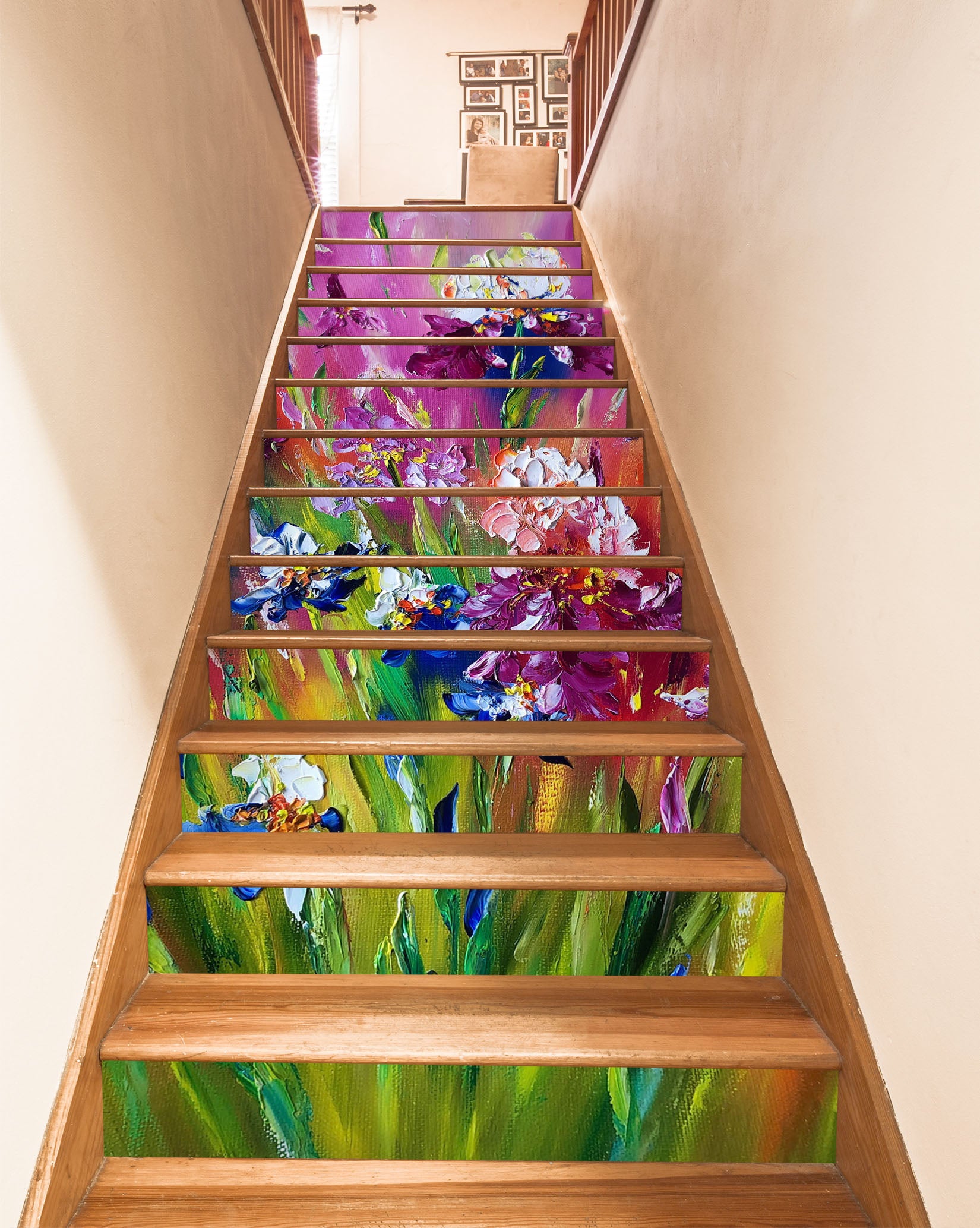 3D Flowers And Plants 2205 Skromova Marina Stair Risers