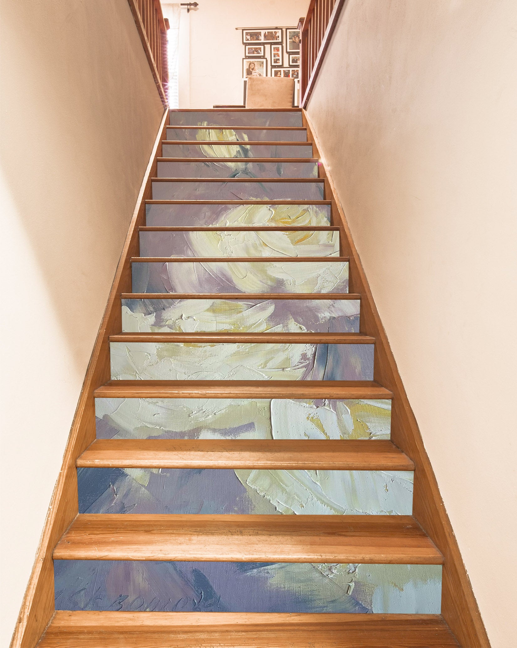 3D Yellow Rose 3941 Skromova Marina Stair Risers