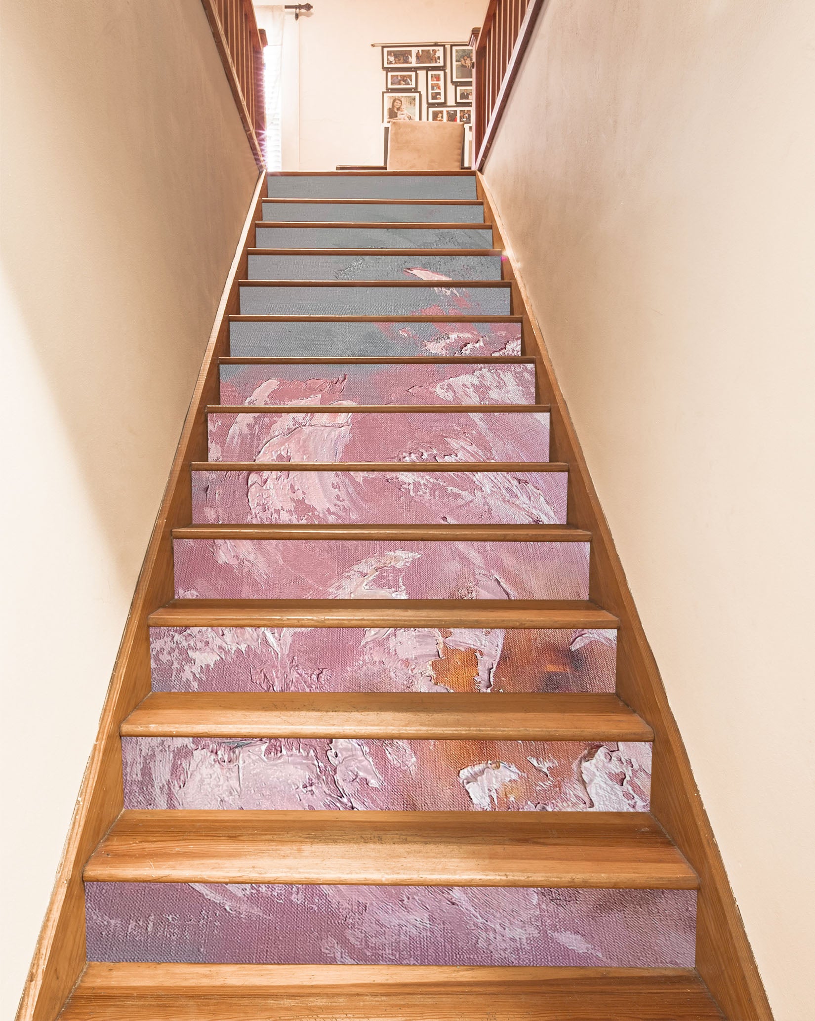 3D Pink Pigment 3935 Skromova Marina Stair Risers
